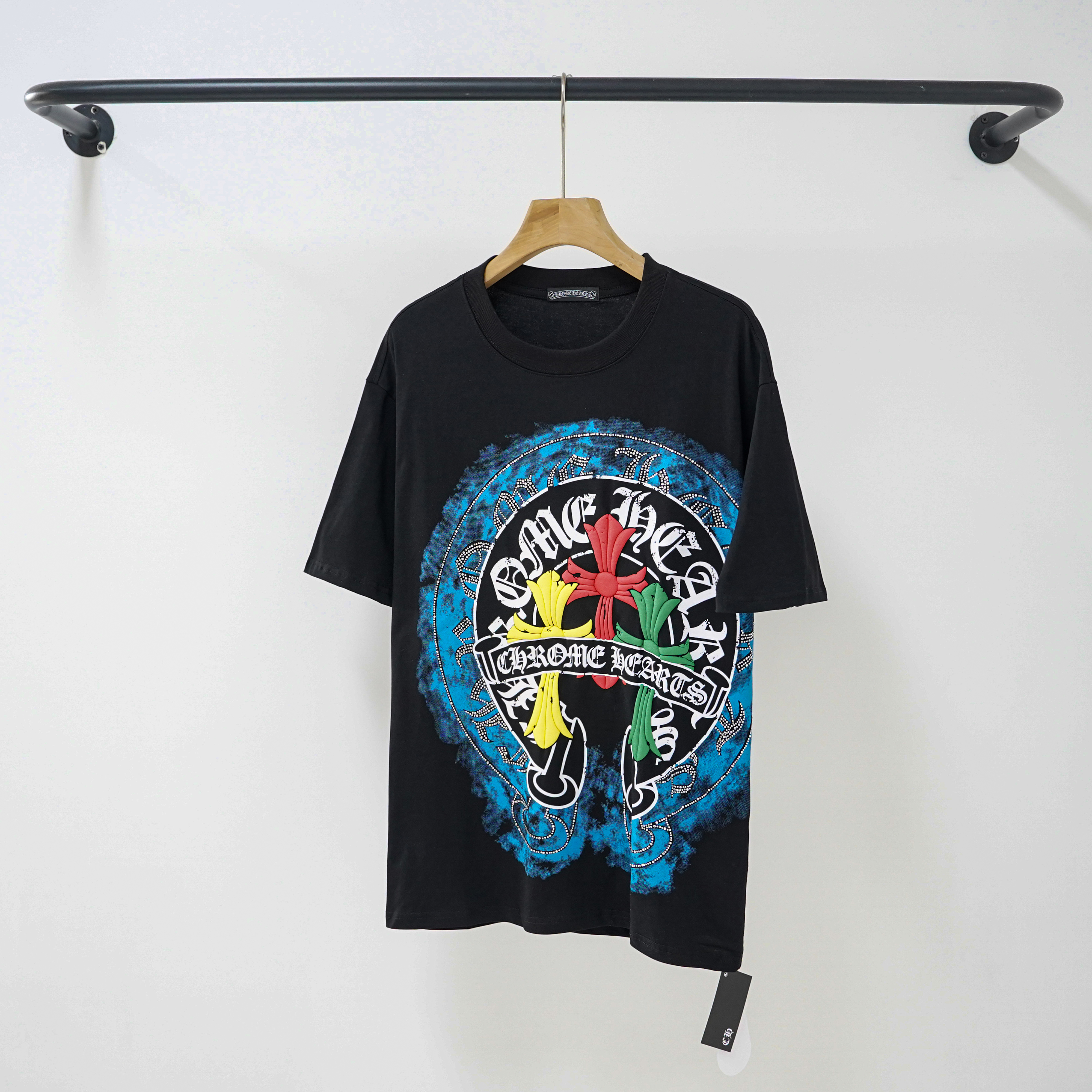 Chrome Hearts T-Shirt 2255 Black White P130