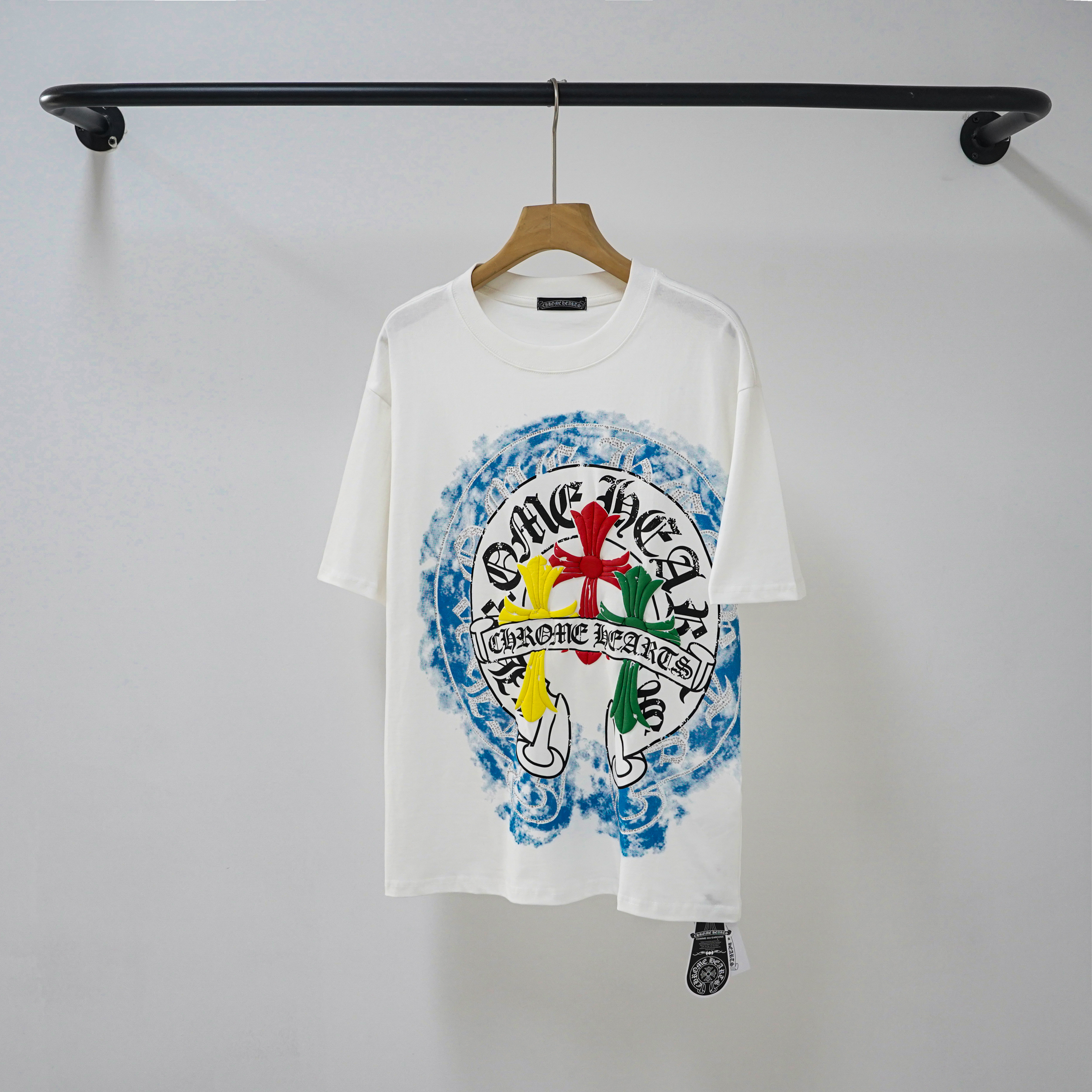 Chrome Hearts T-Shirt 2255 Black White P130