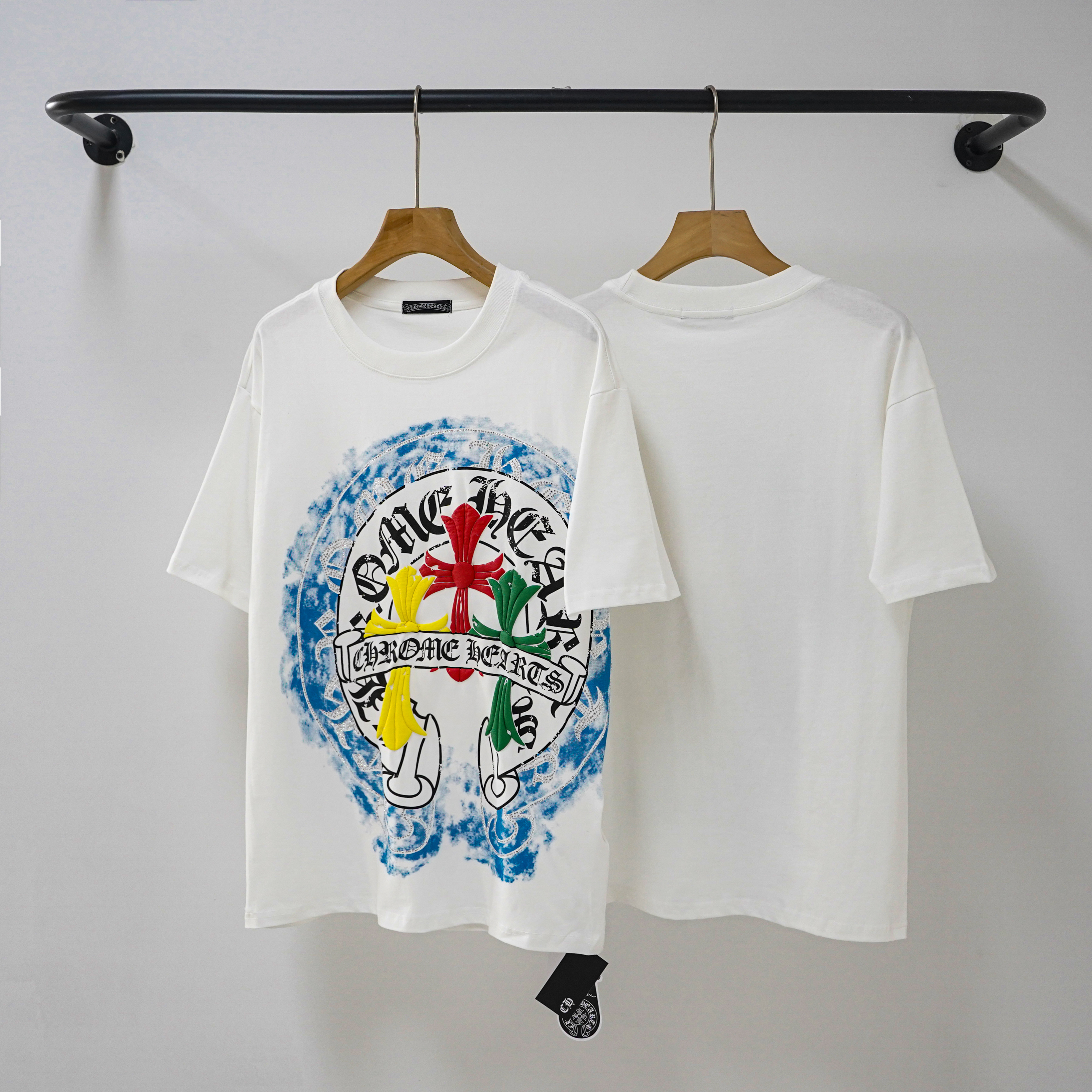Chrome Hearts T-Shirt 2255 Black White P130