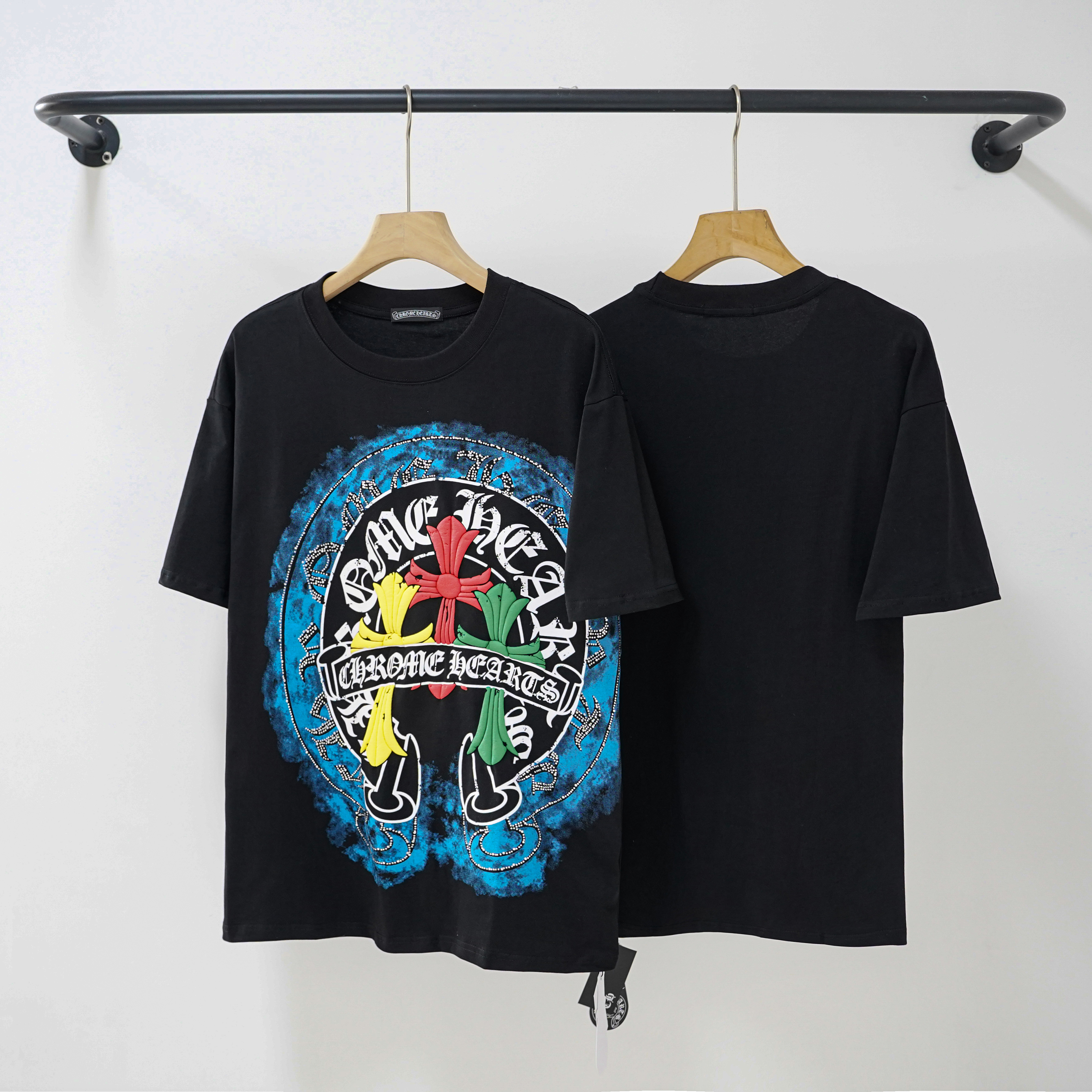 Chrome Hearts T-Shirt 2255 Black White P130