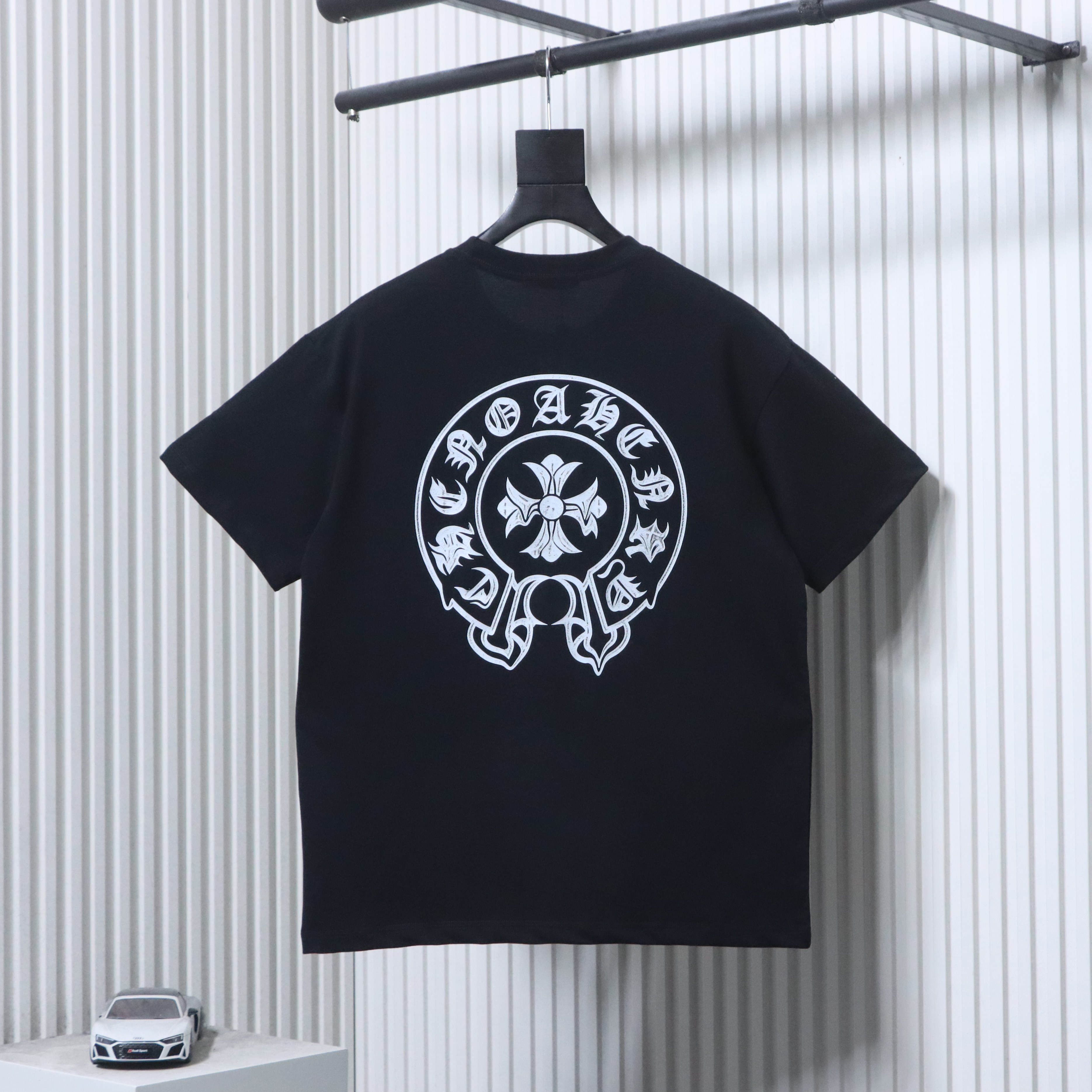 Chrome Hearts 26SS Horseshoe Print Short Sleeve T-Shirt Black h150