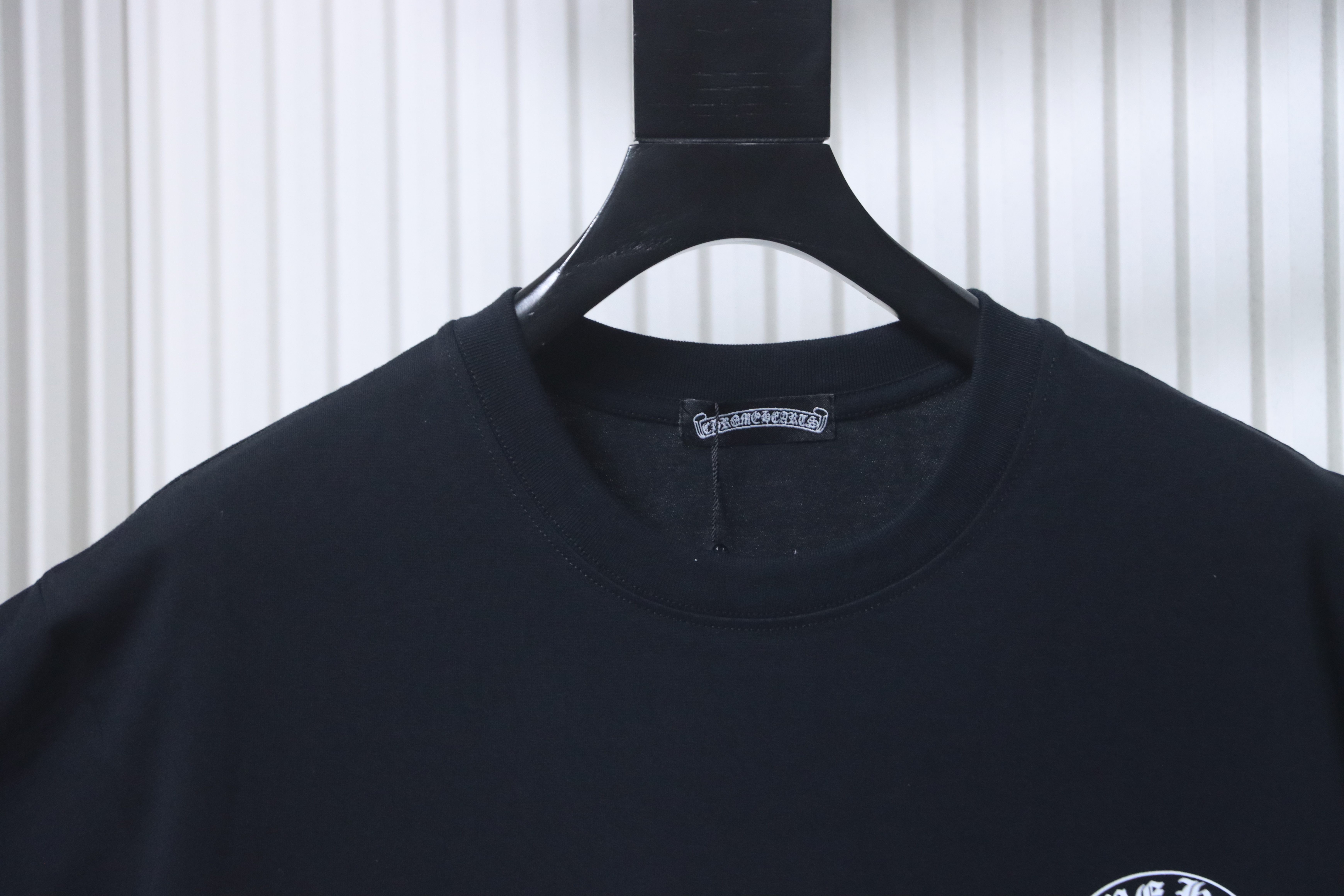 Chrome Hearts 26SS Los Angeles Horseshoe Print American Streetwear Oversized Short Sleeve T-Shirt Black h150