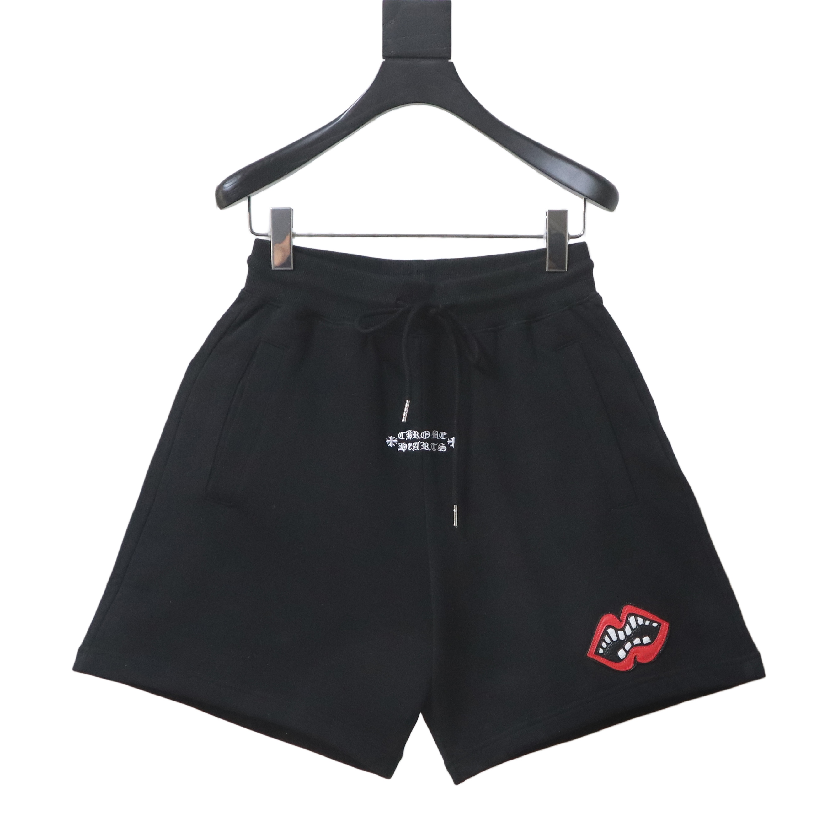 Chrome Hearts 26SS Red Lips Applique Embroidery Shorts h190