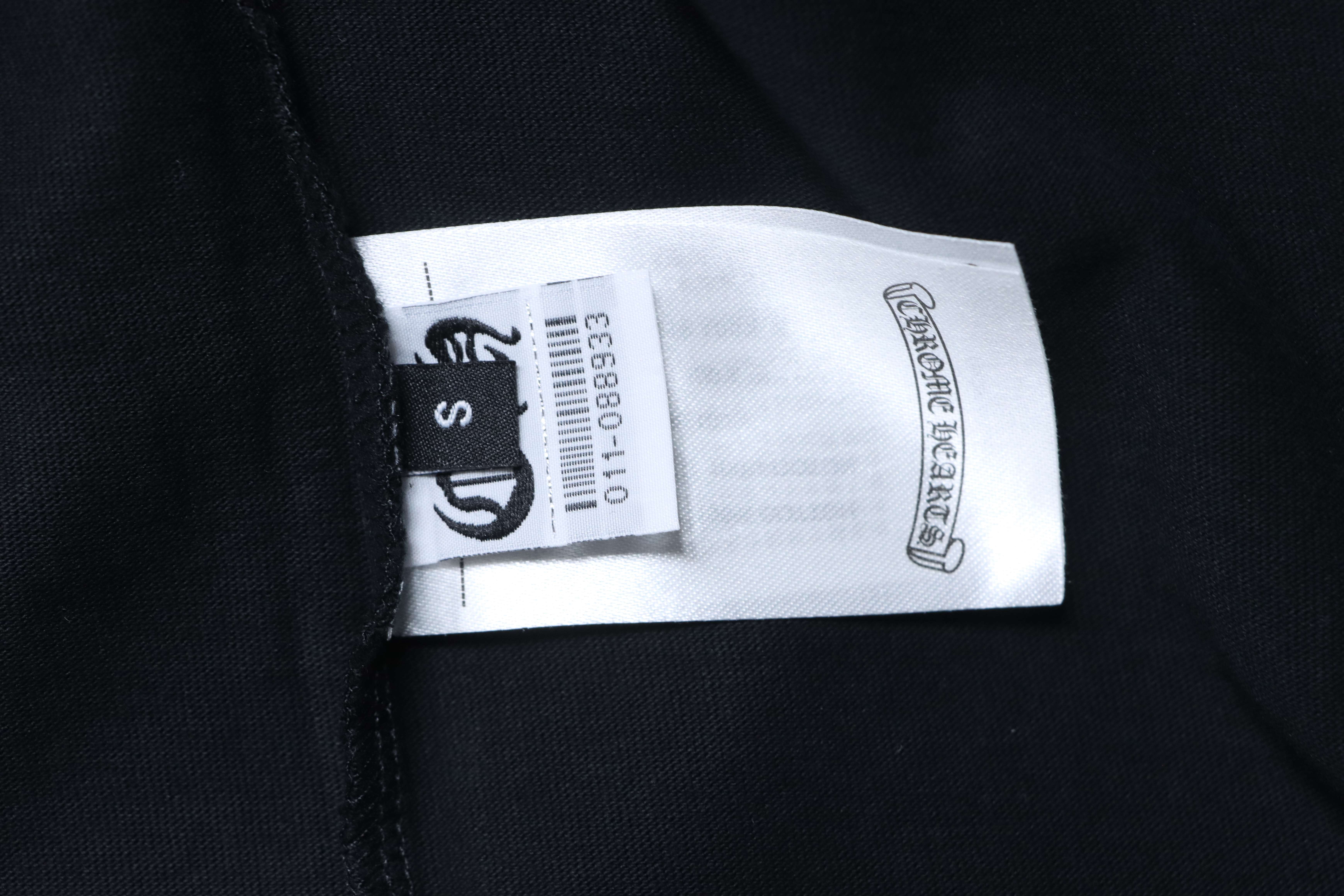 Chrome Hearts CH 26SS Sanskrit Cross Applique Embroidery T-Shirt Black h170