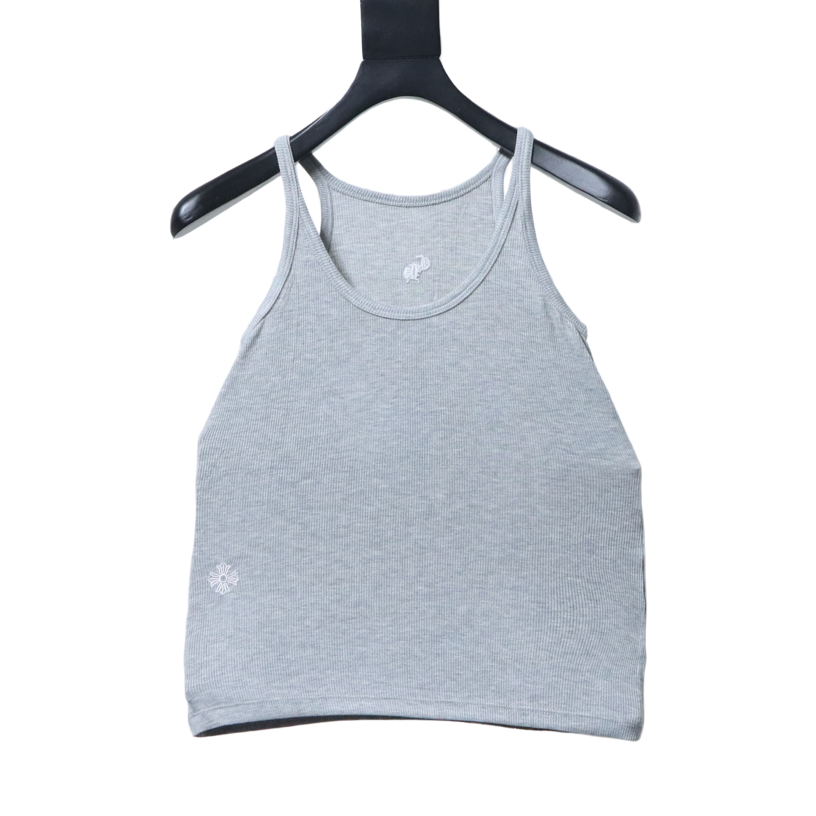 Chrome Hearts CH New Embroidery Knit Vest Gray h120