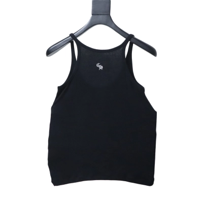 Chrome Hearts CH New Embroidery Knit Vest Black h120 02