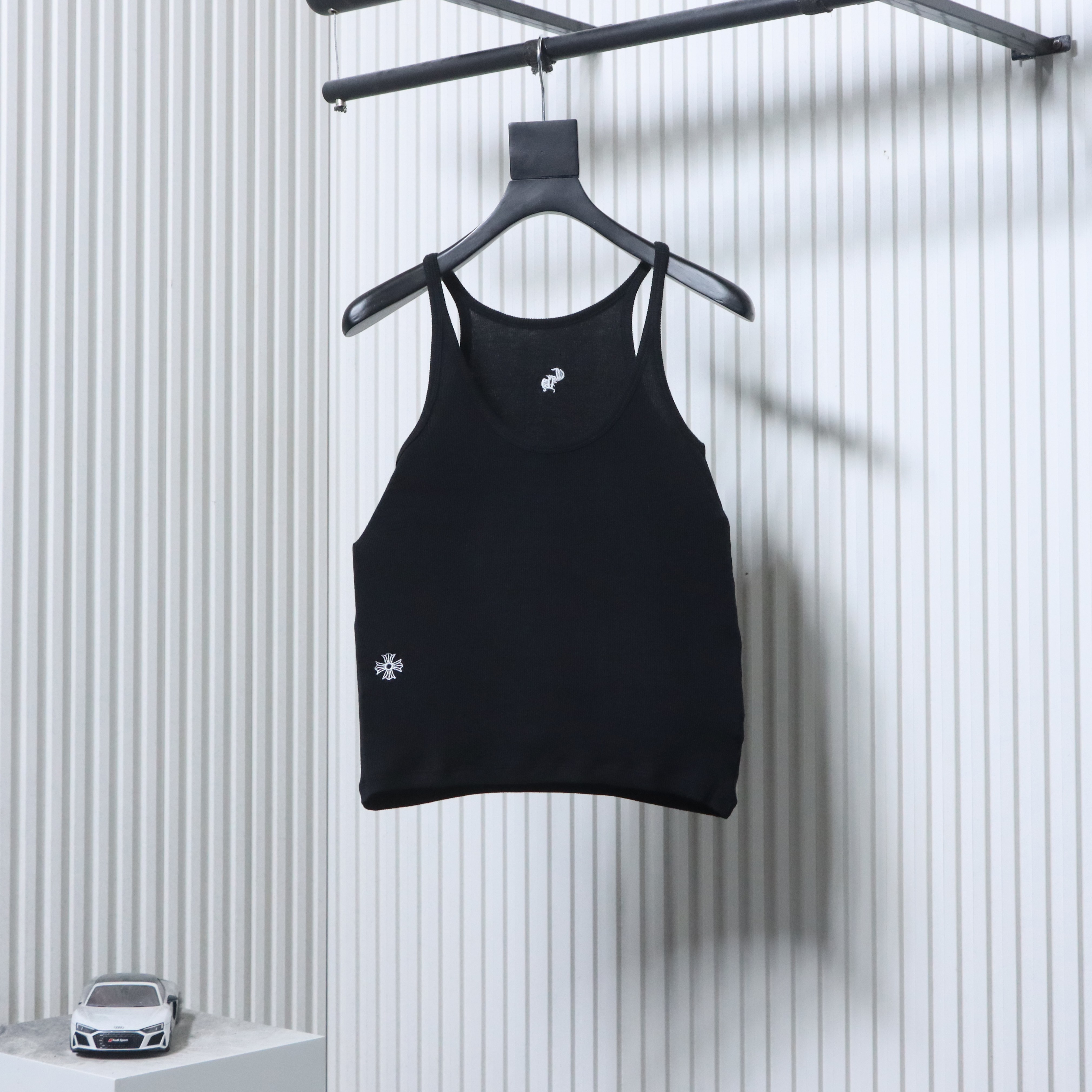 Chrome Hearts CH New Embroidery Knit Vest Black h120