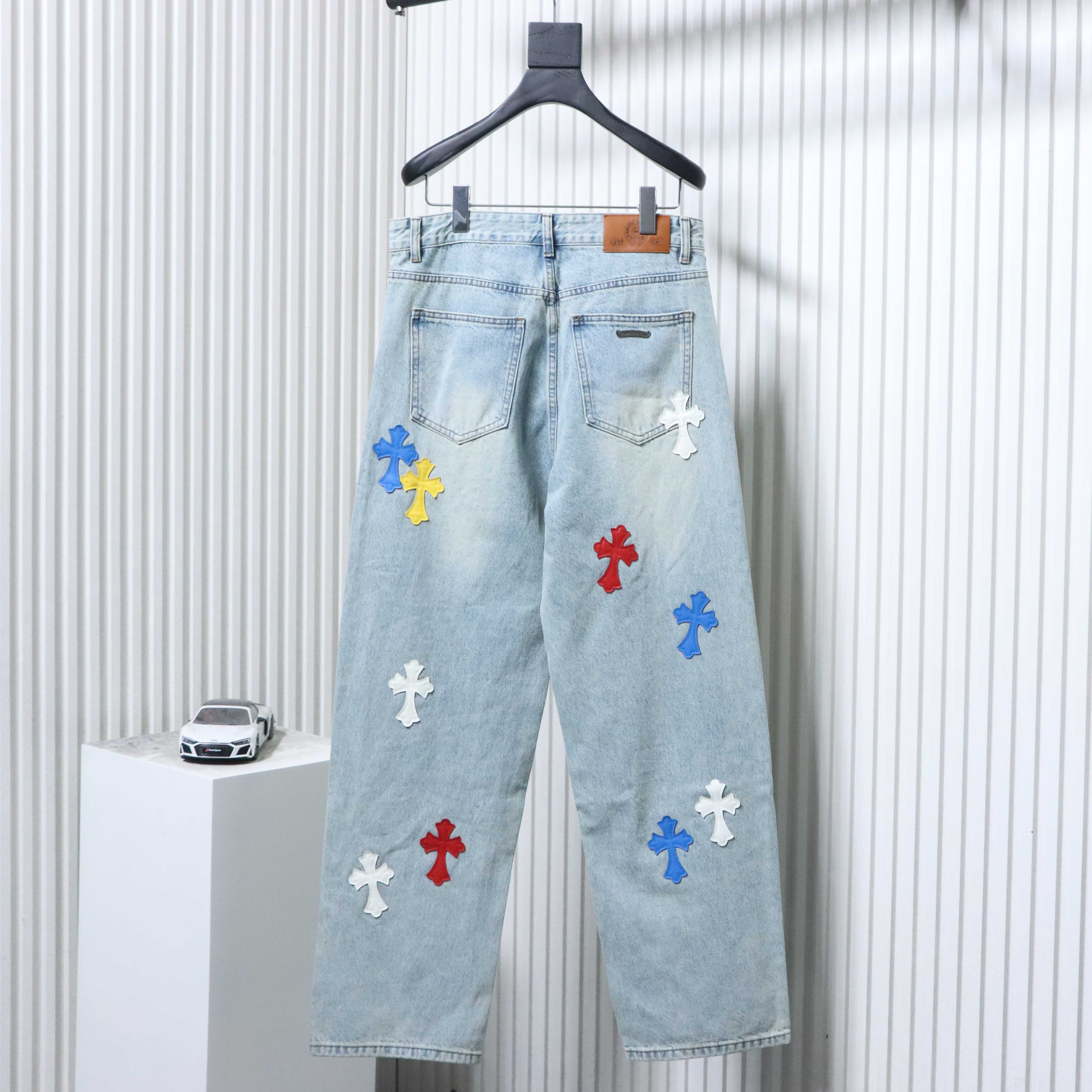 Chrome Hearts ChtomeHeart Chrome Hearts Multicolor Cross jeans h250