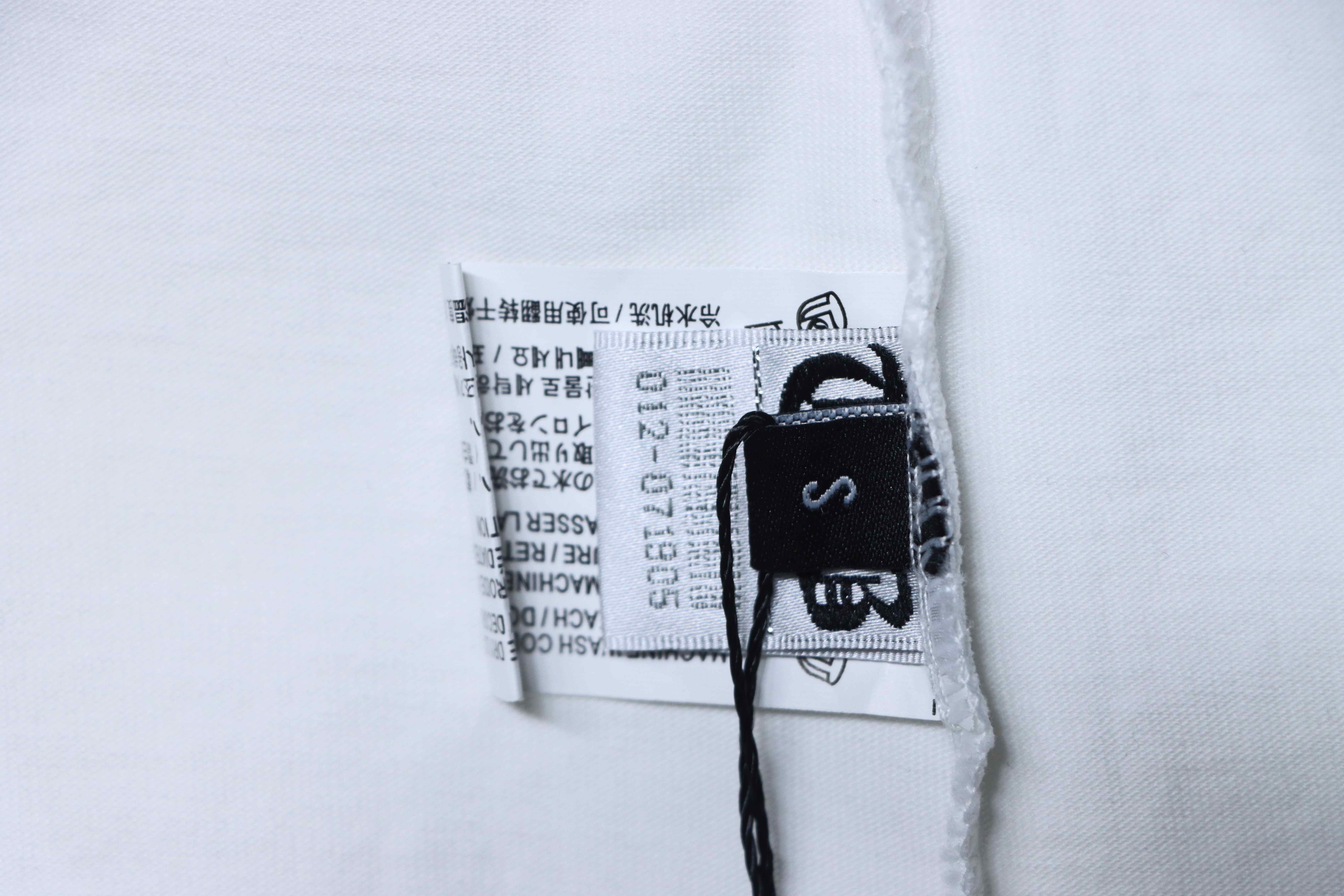 Chrome Hearts ChtomeHeart Sanskrit Embroidery Cross T-Shirt White h160