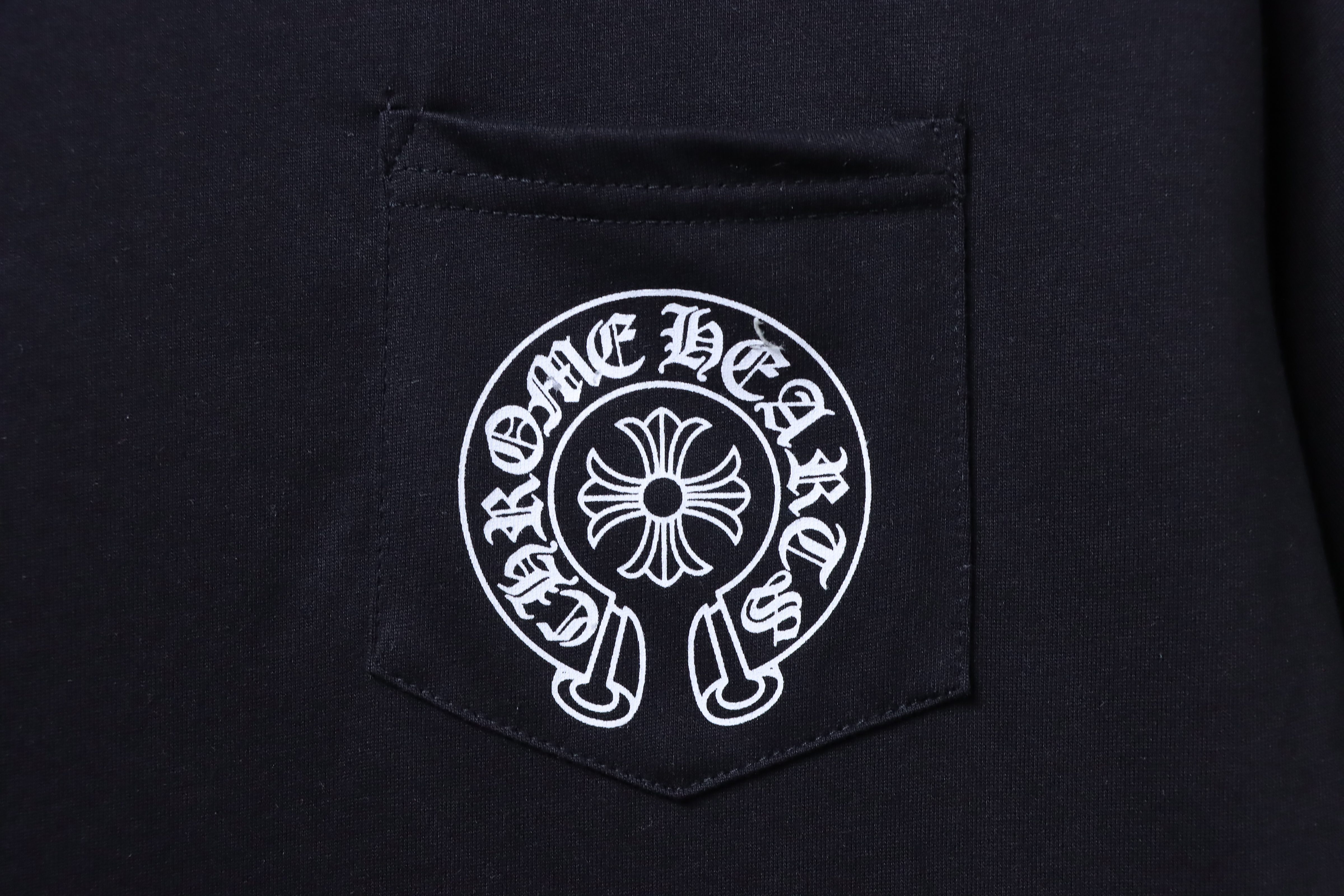Chrome Hearts Cuff Sanskrit Short Sleeve T-Shirt Black h160