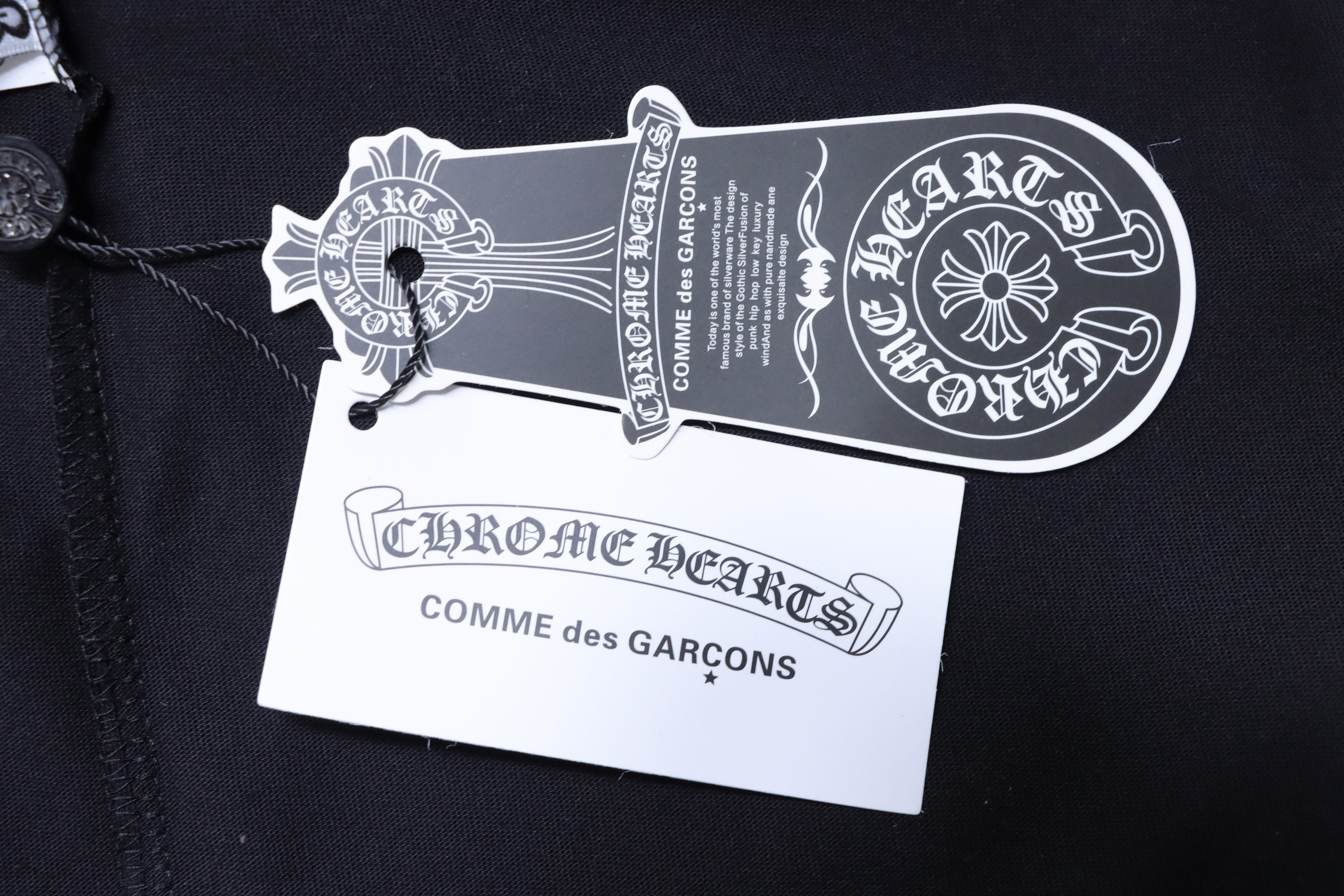 Chrome Hearts Cuff Sanskrit Short Sleeve T-Shirt Black h160