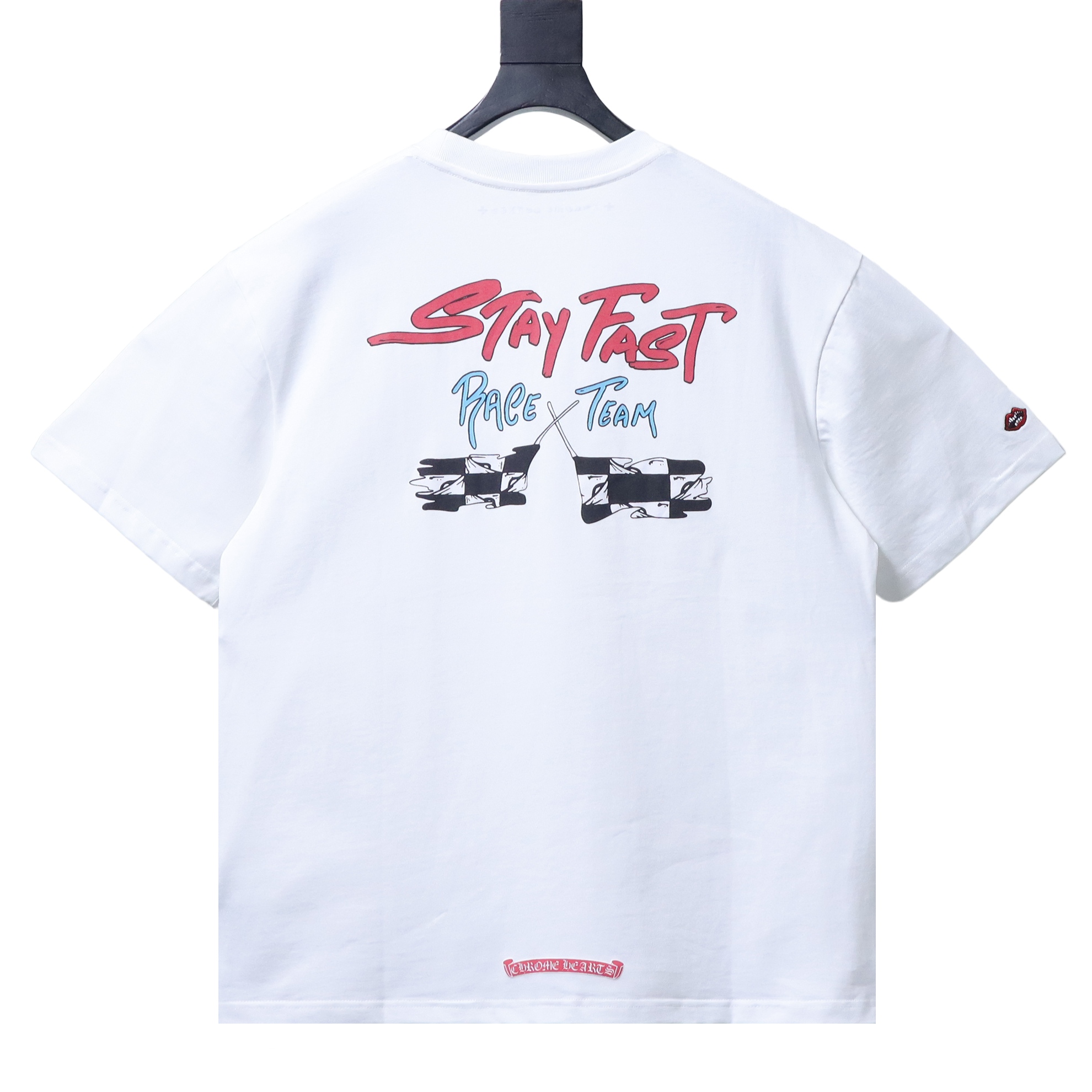 Chrome Hearts Graffiti Print Short Sleeve T-Shirt White h170