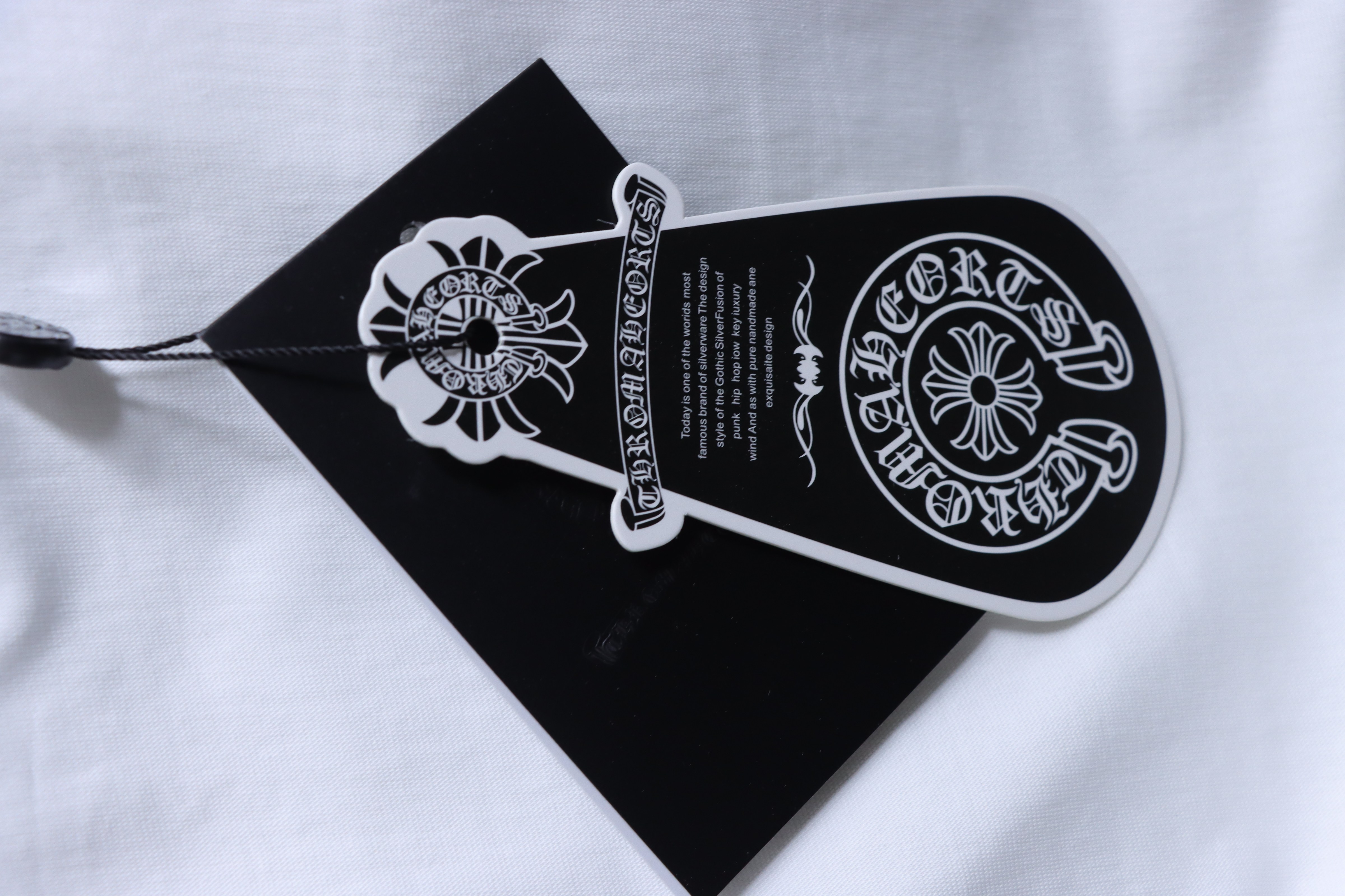 Chrome Hearts Graffiti Print Short Sleeve T-Shirt White h170