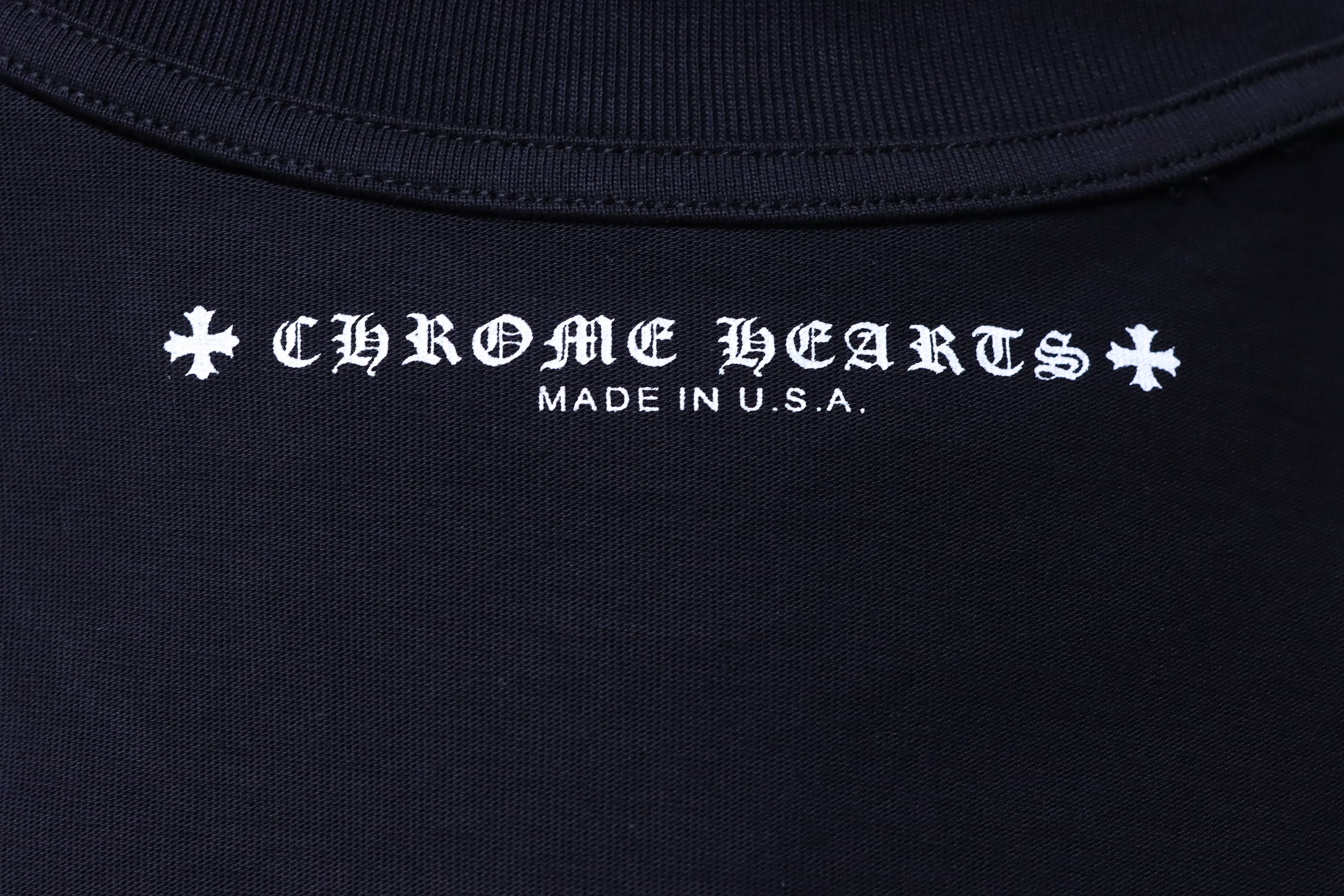 Chrome Hearts Graffiti Print T-Shirt Black h170