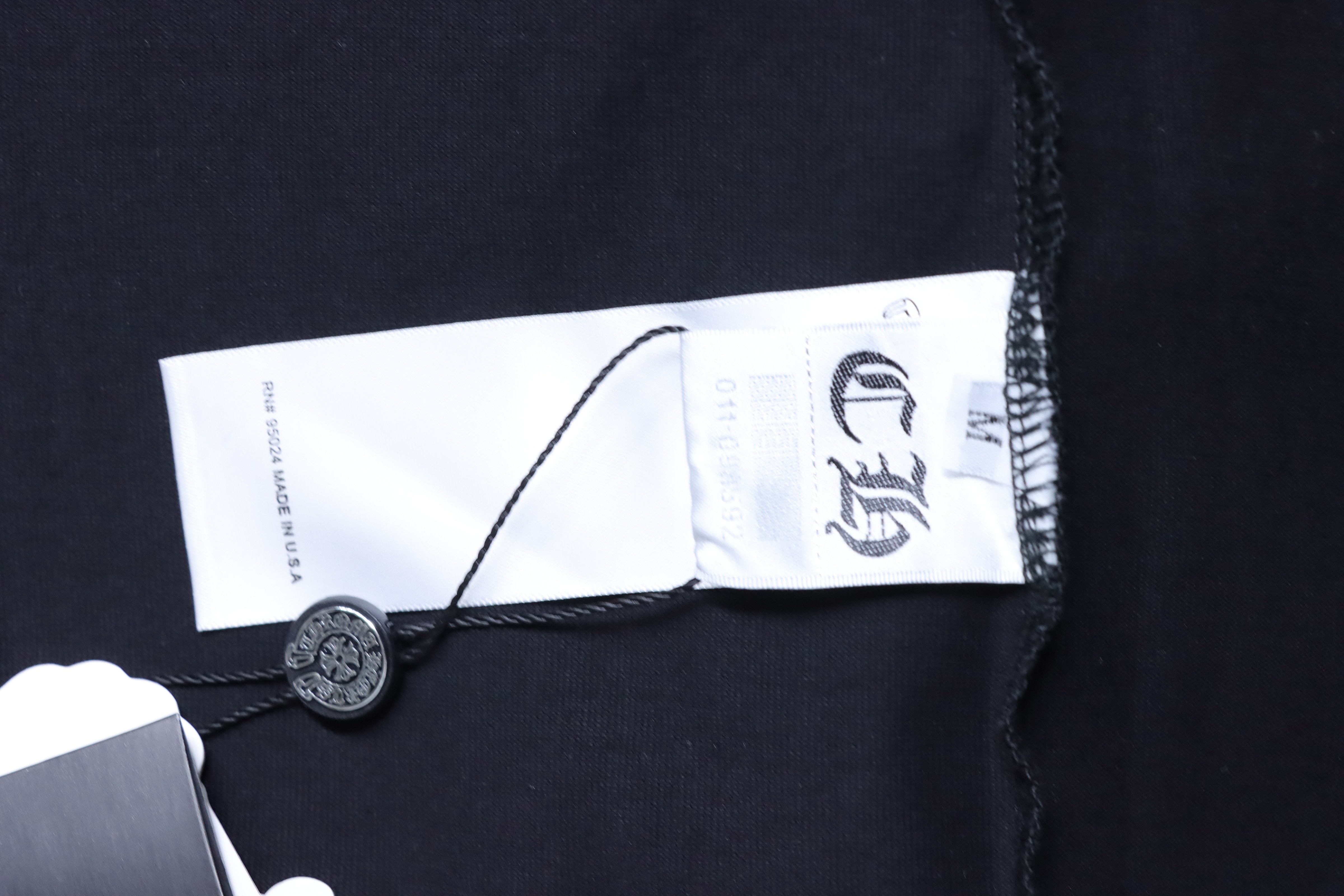 Chrome Hearts Horseshoe Cross Print T-Shirt Black h170