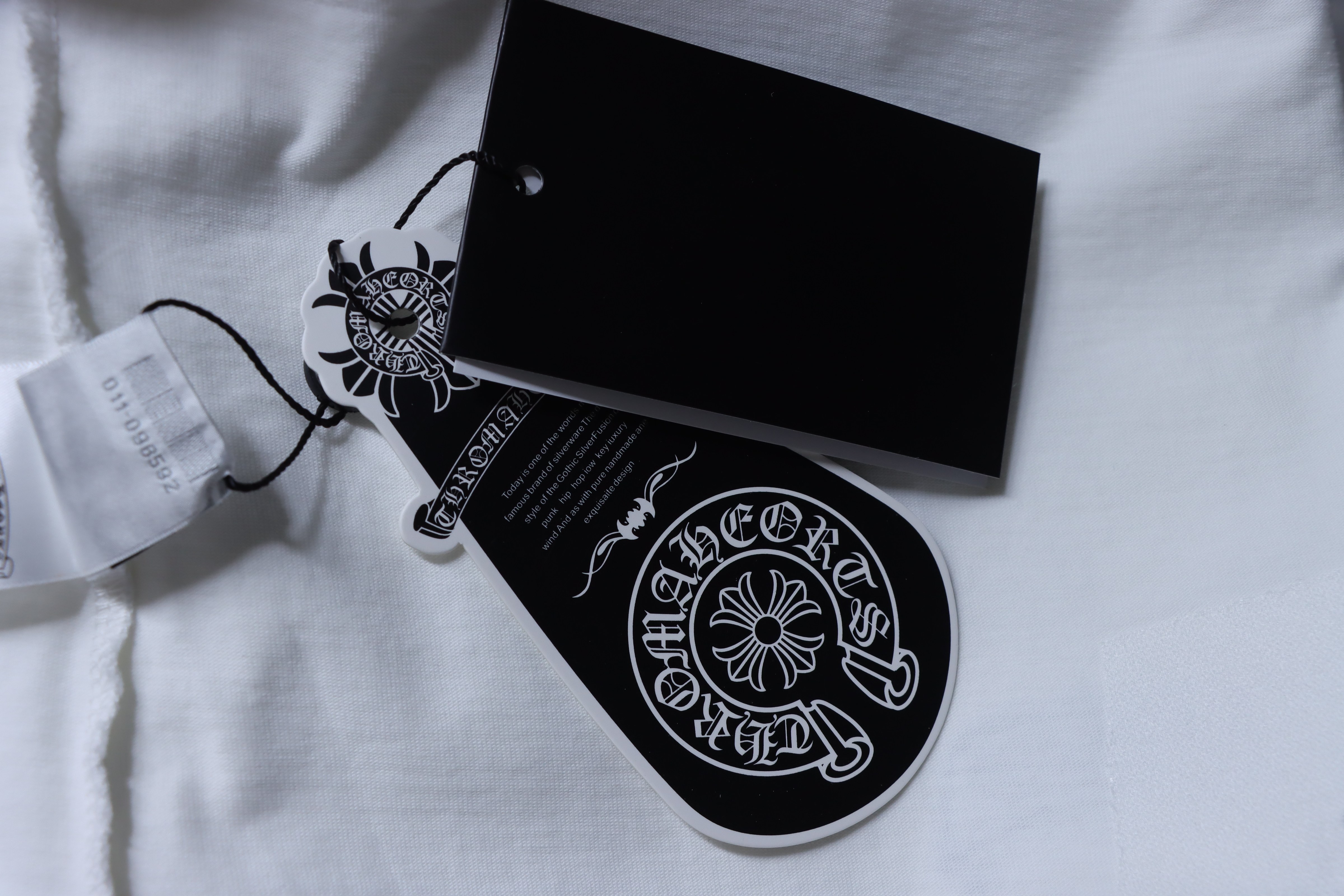 Chrome Hearts Multicolor Cross Applique Embroidery T-Shirt White h170