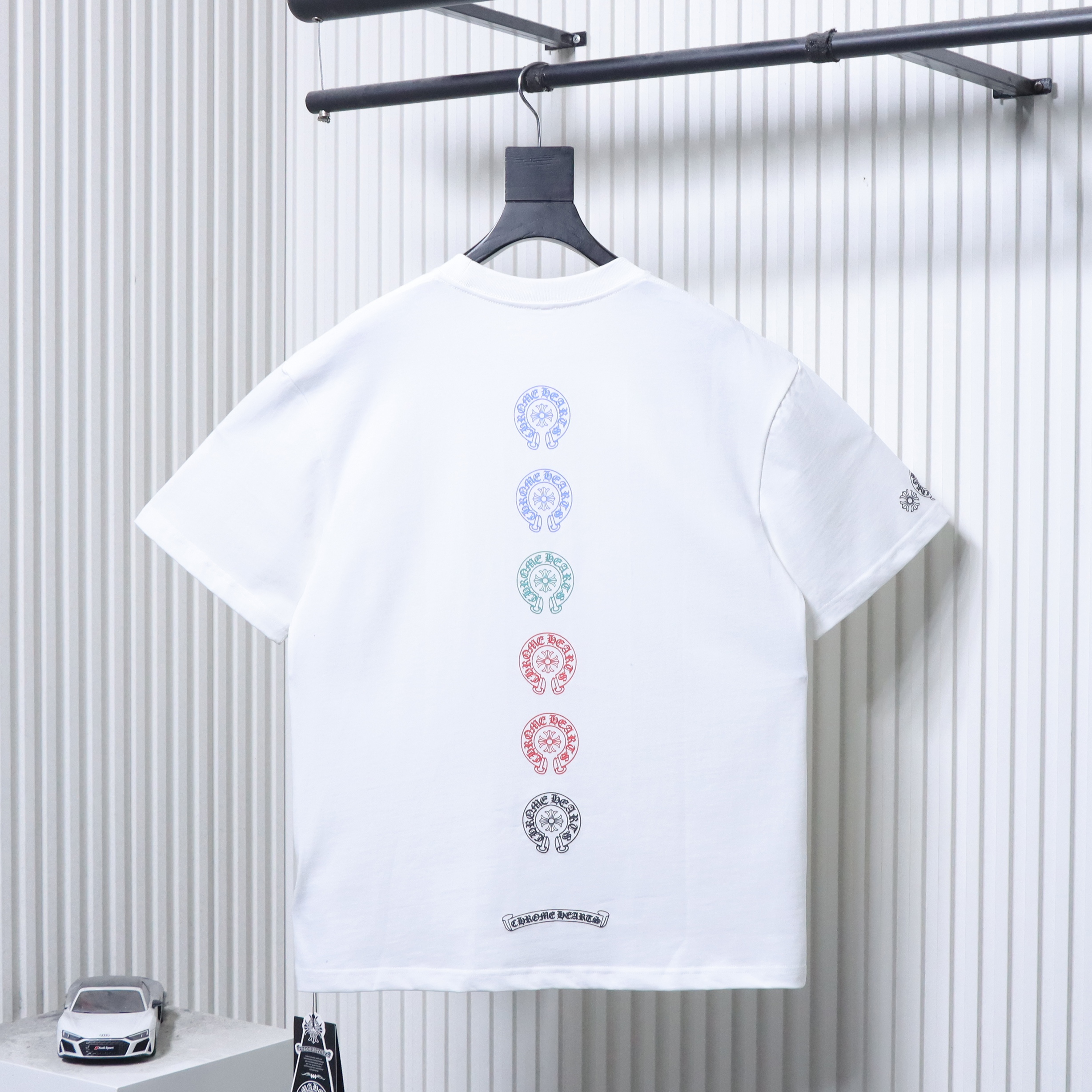 Chrome Hearts Multicolor Cross Print T-Shirt White h170