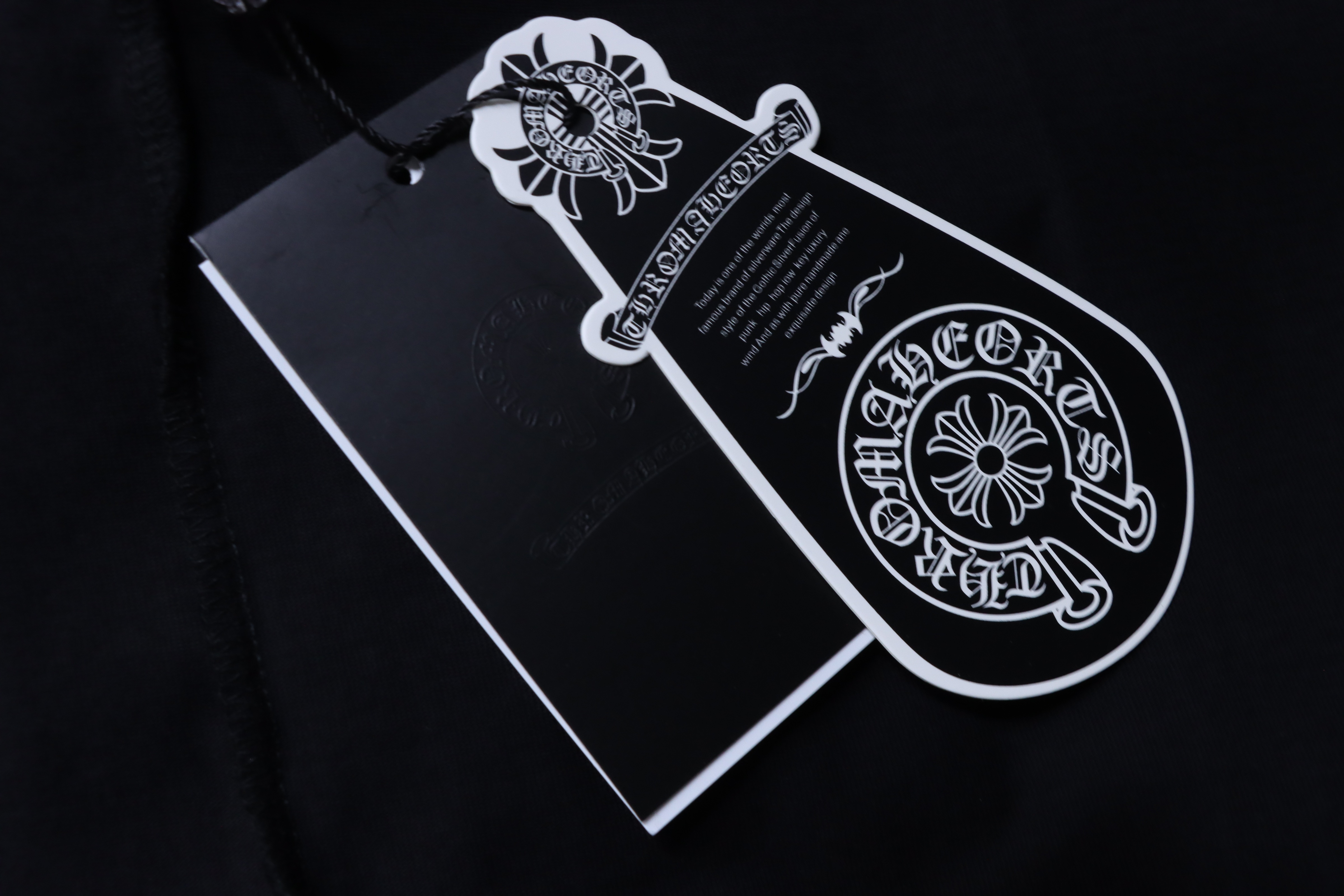 Chrome Hearts Multicolor Horseshoe Applique Embroidery T-Shirt Black h170