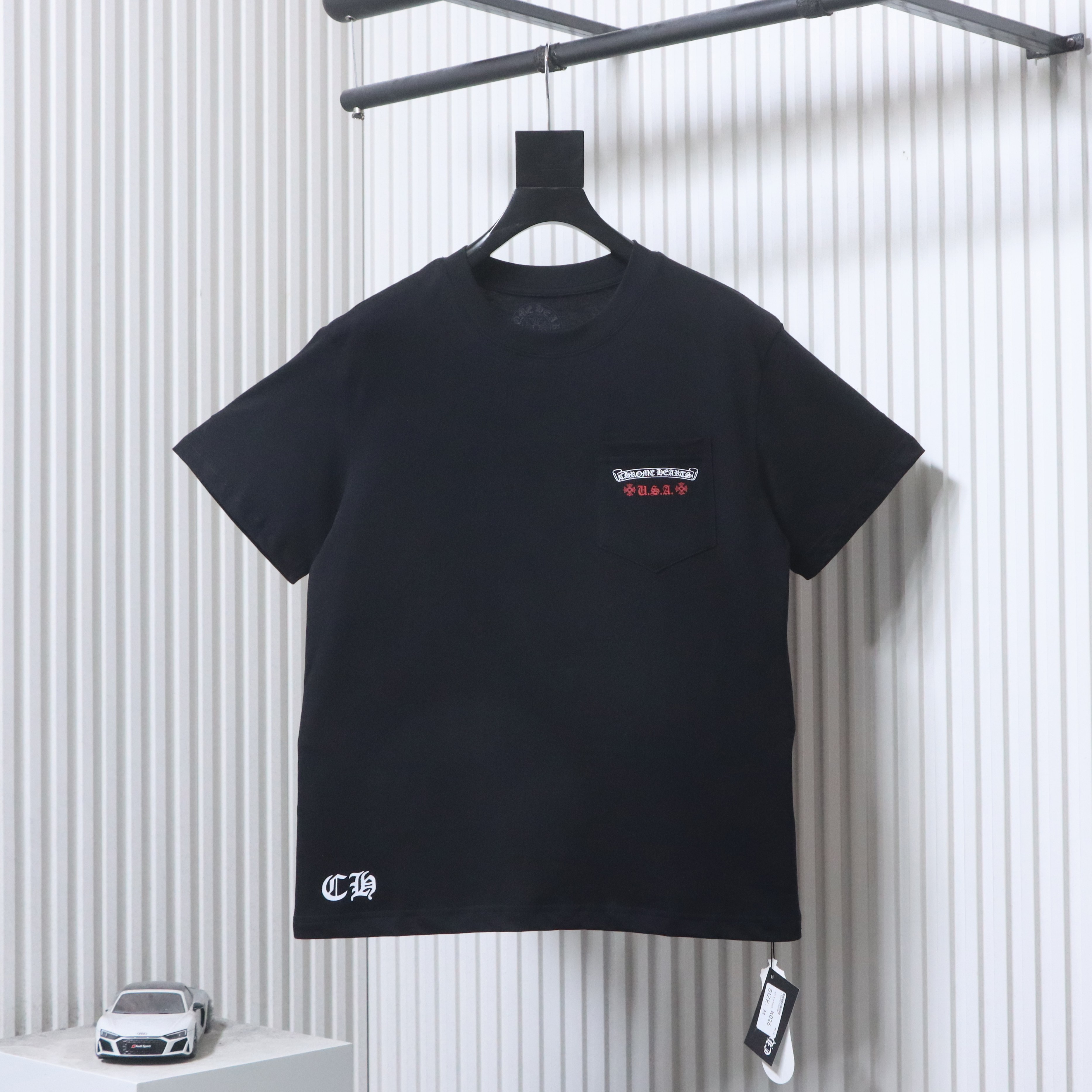 Chrome Hearts Print Crewneck Short Sleeve T-Shirt Black h150