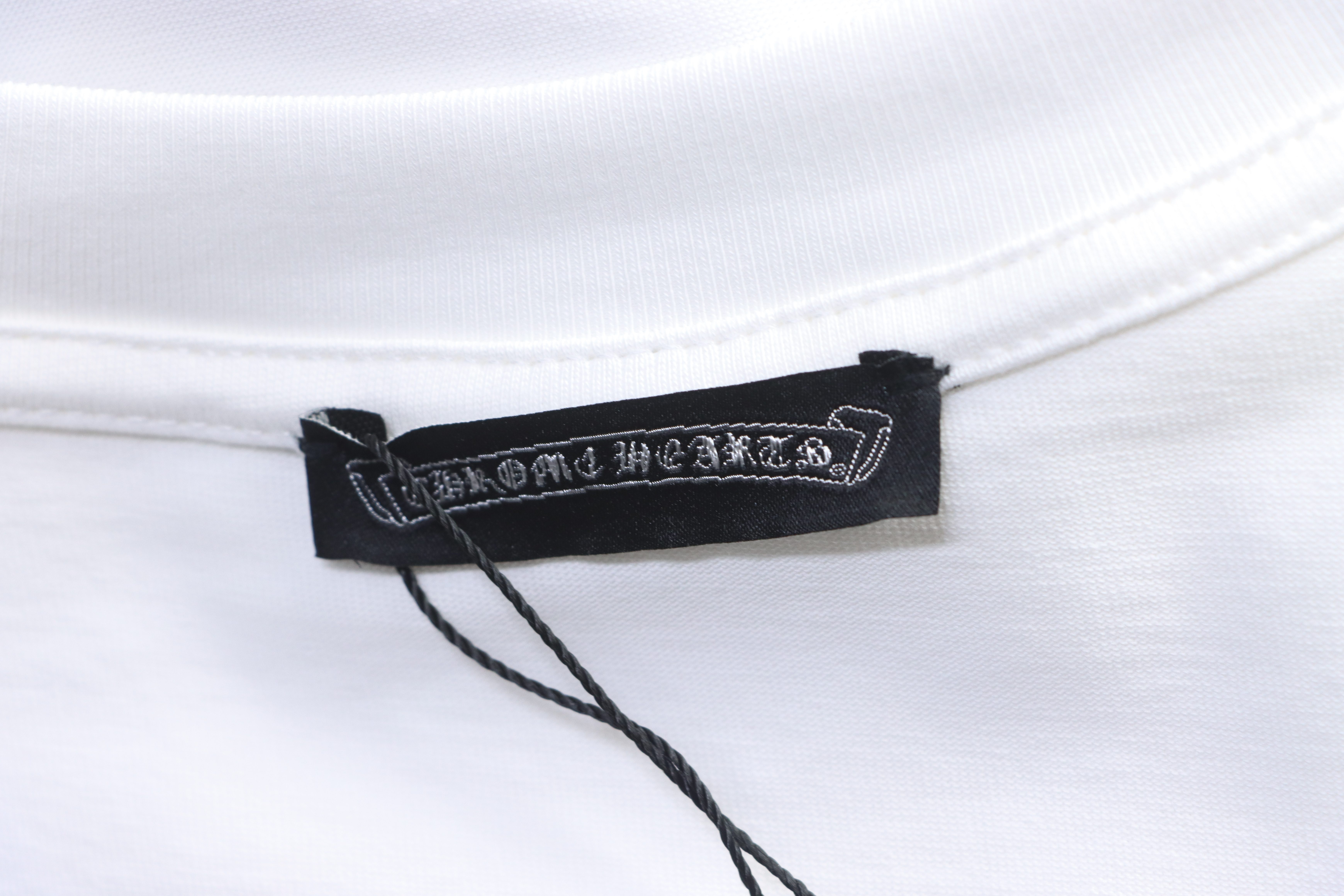Chrome Hearts Sanskrit Letter Print Crewneck Short Sleeve T-Shirt White h130