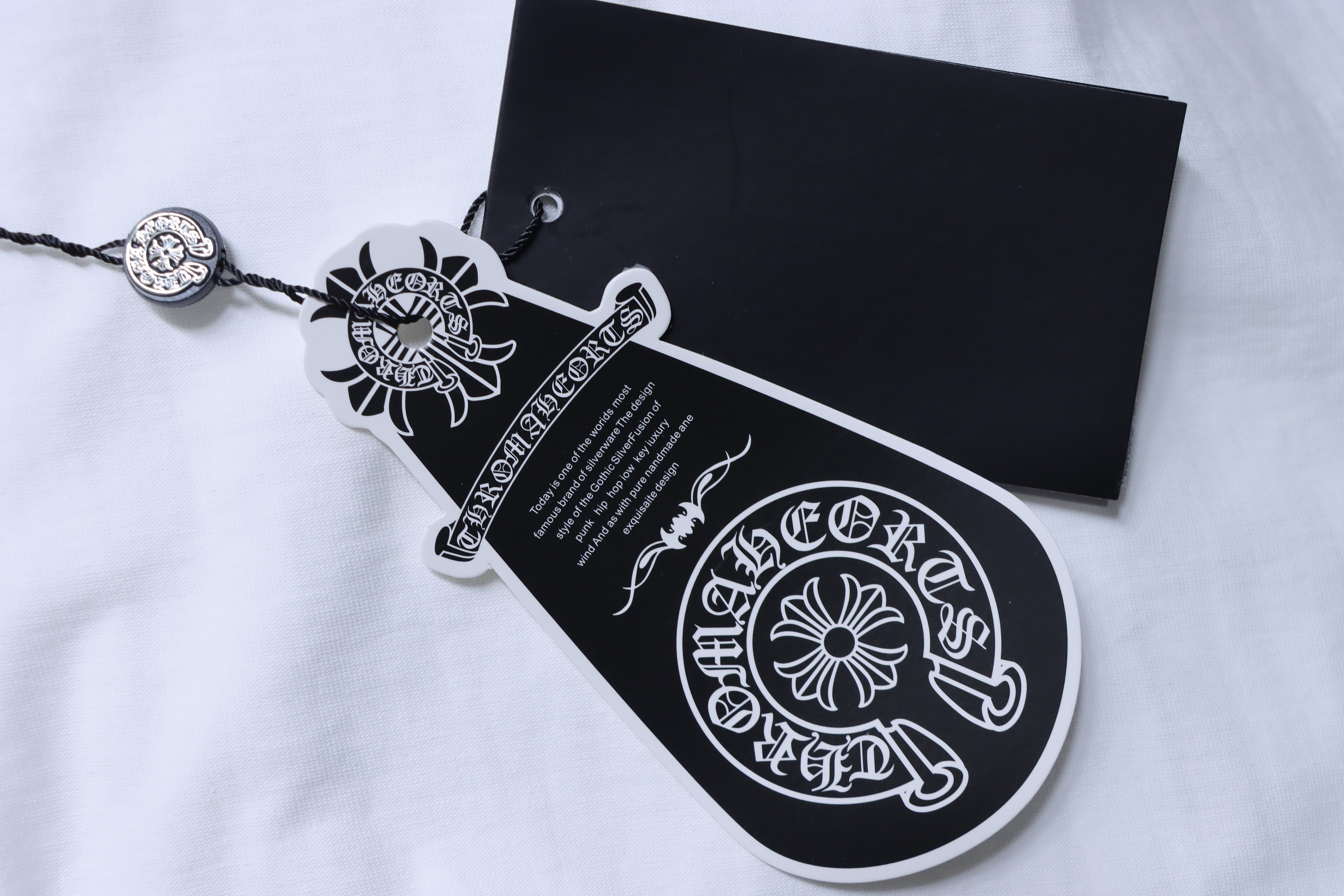 Chrome Hearts Sanskrit Scroll Print T-Shirt White h170