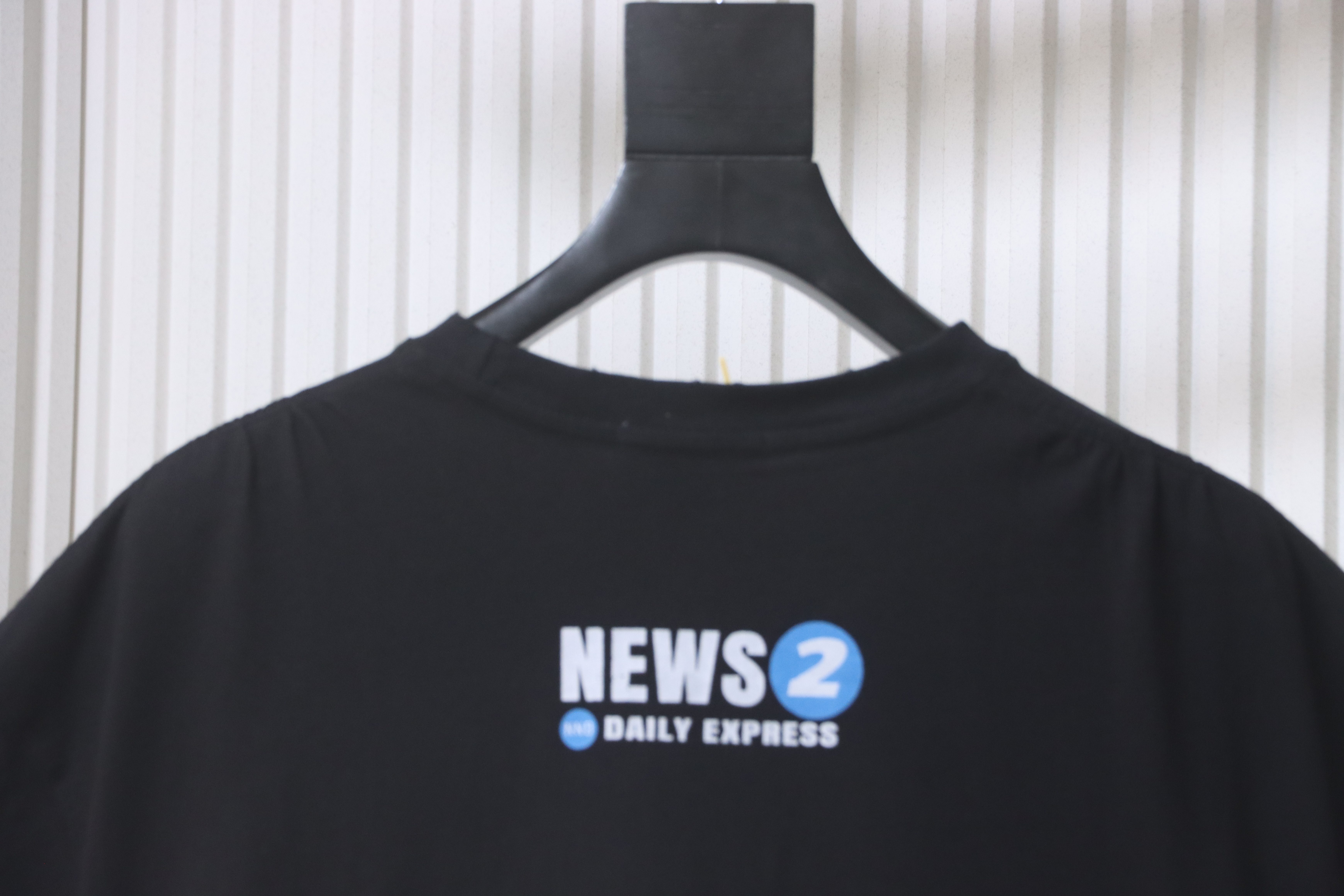 No Publik Grey Watermelon "NEWS 2" Distressed Vintage Wash T-Shirt h170