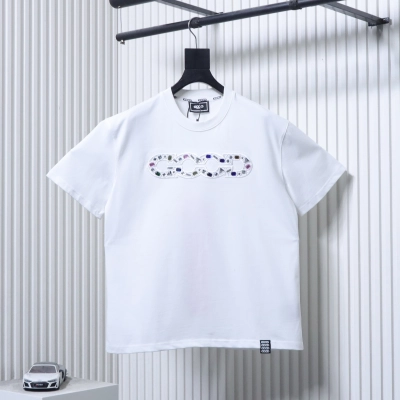Goodbrand 26SS Luxury Gemstone Embellished Short-Sleeve T-Shirt h170 02