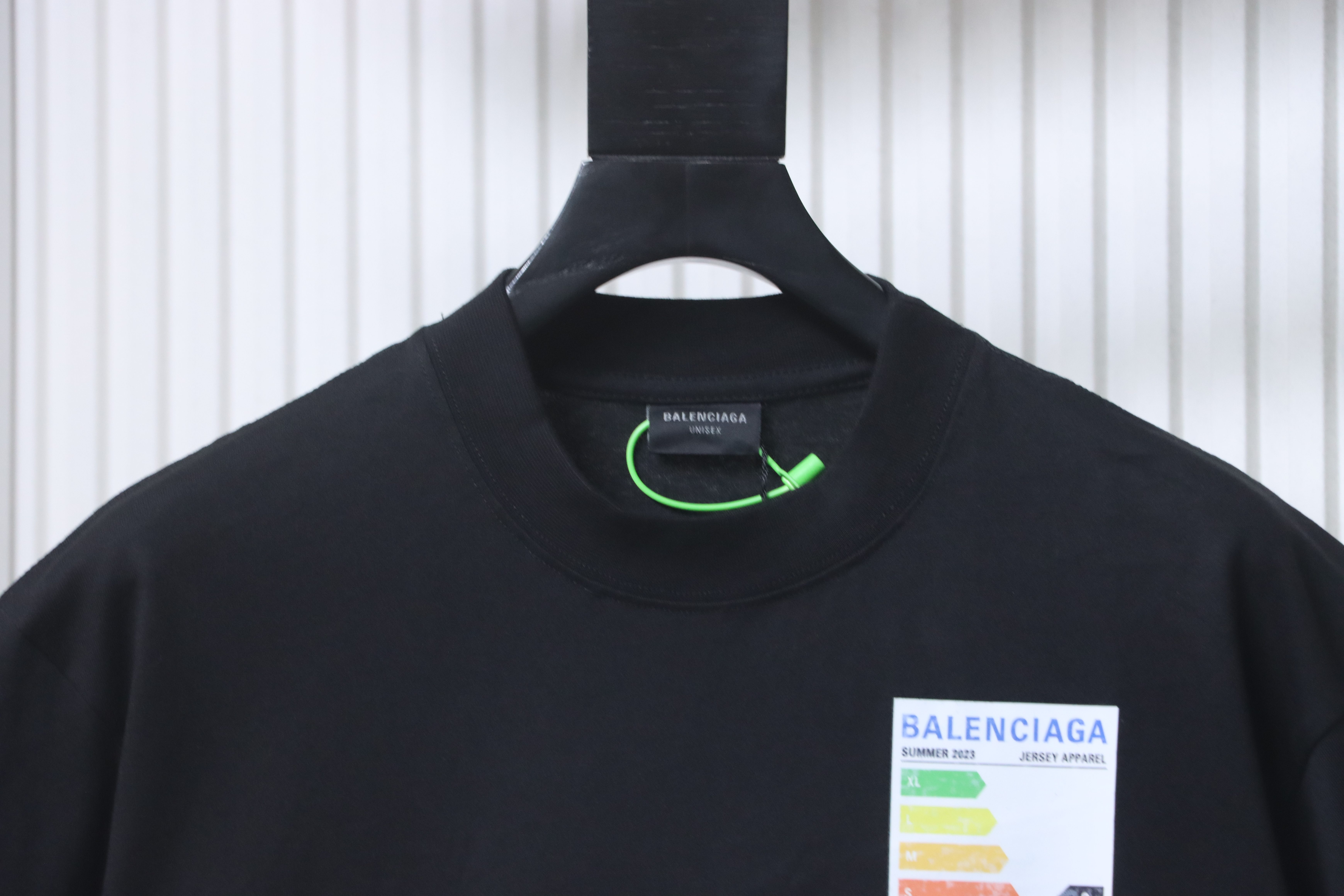 Balenciaga 23SS Energy Label Fridge Magnet T-shirt h190