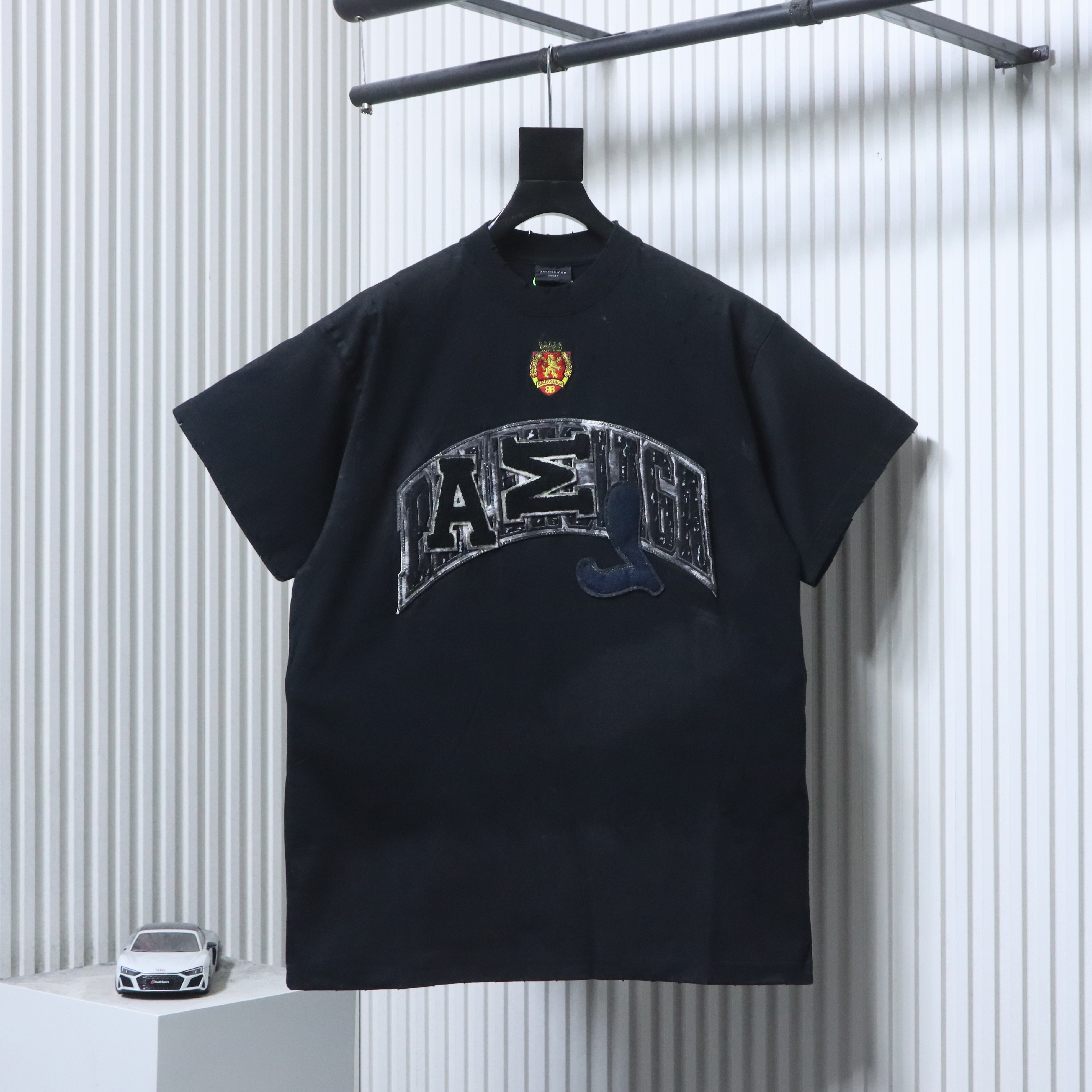 Balenciaga 23SS Manchester United Collaboration Dirty Wash T-shirt h230