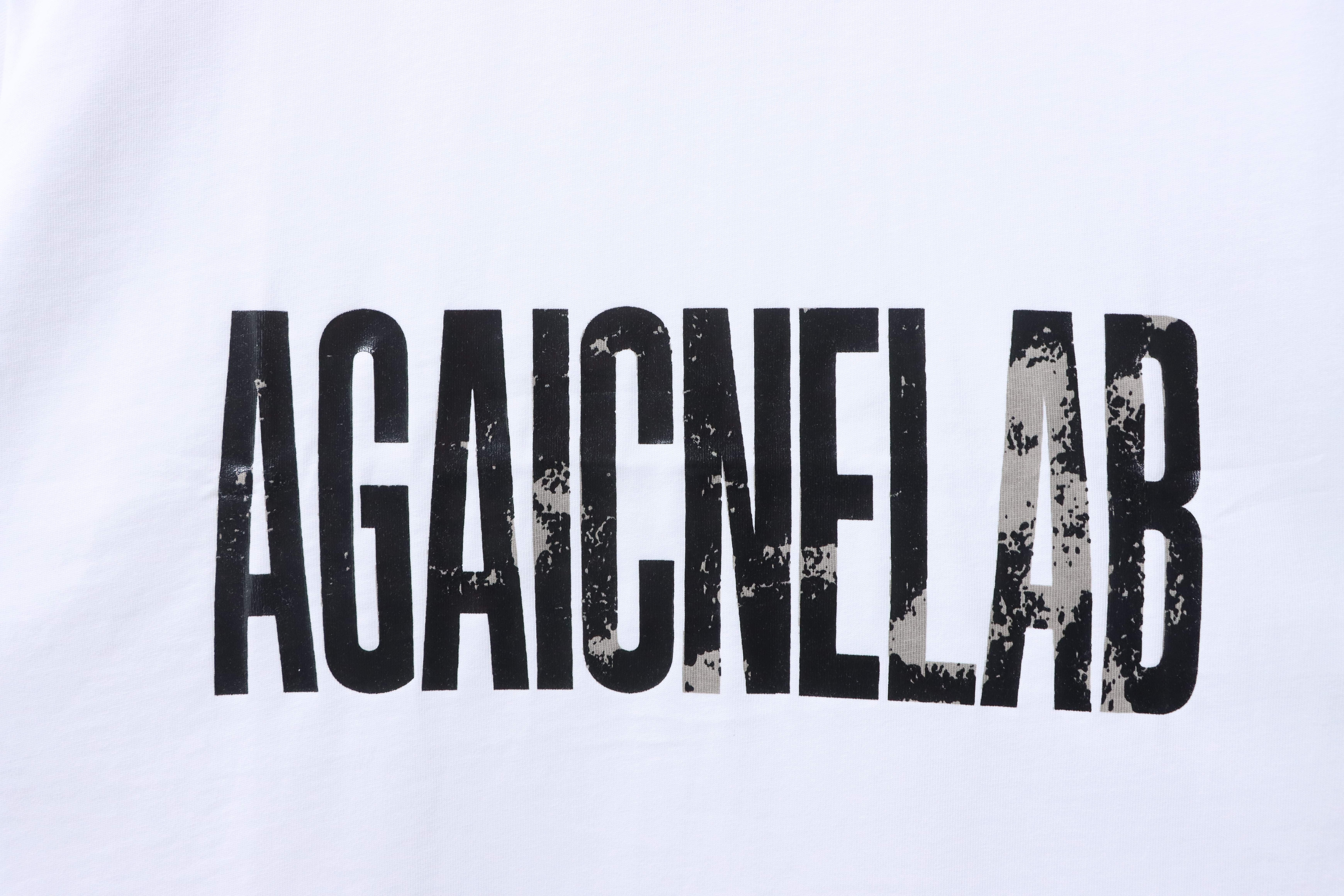 Balenciaga 24SS Cracked Reversed Letter Printed T-shirt h160