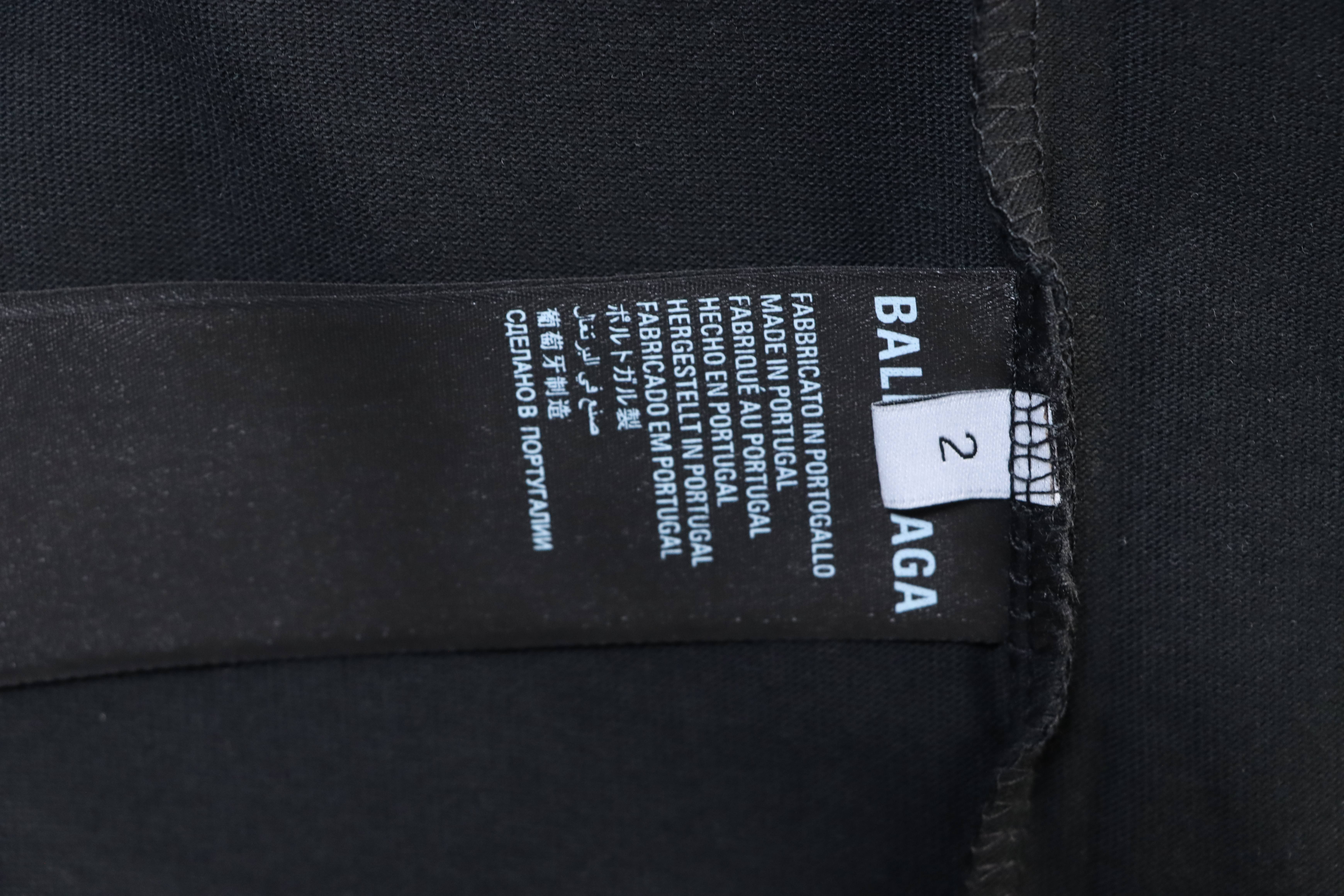 Balenciaga 24SS New No Logo Cracked Printed T-shirt h140