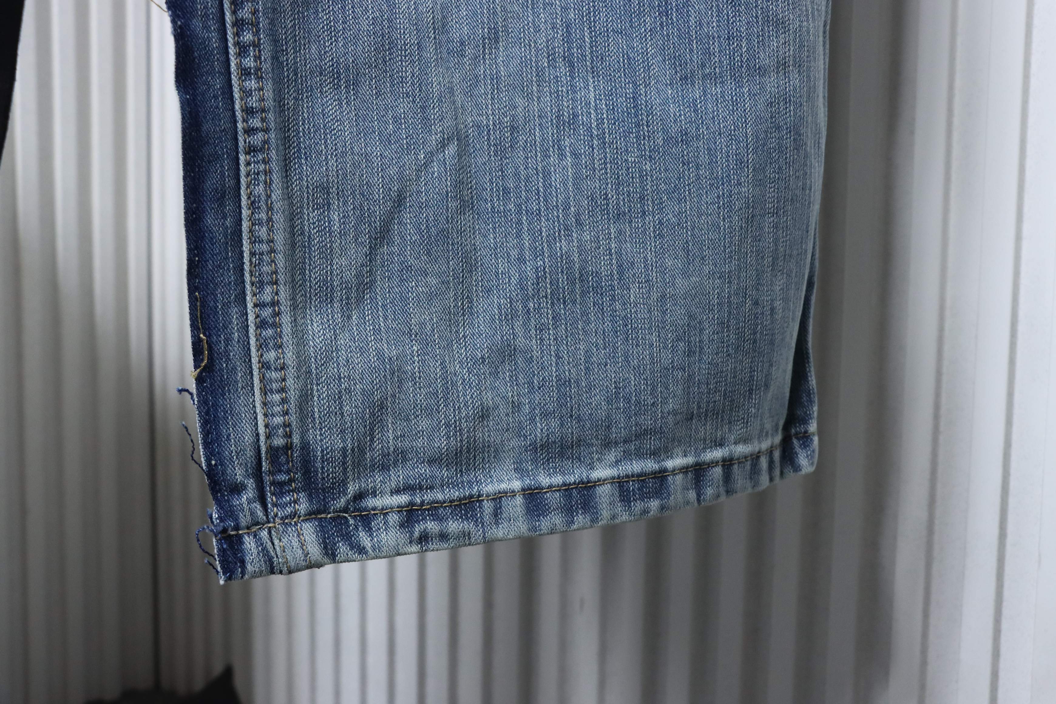 Balenciaga 24SS Spliced Blue Floral Grey Denim Jeans h310