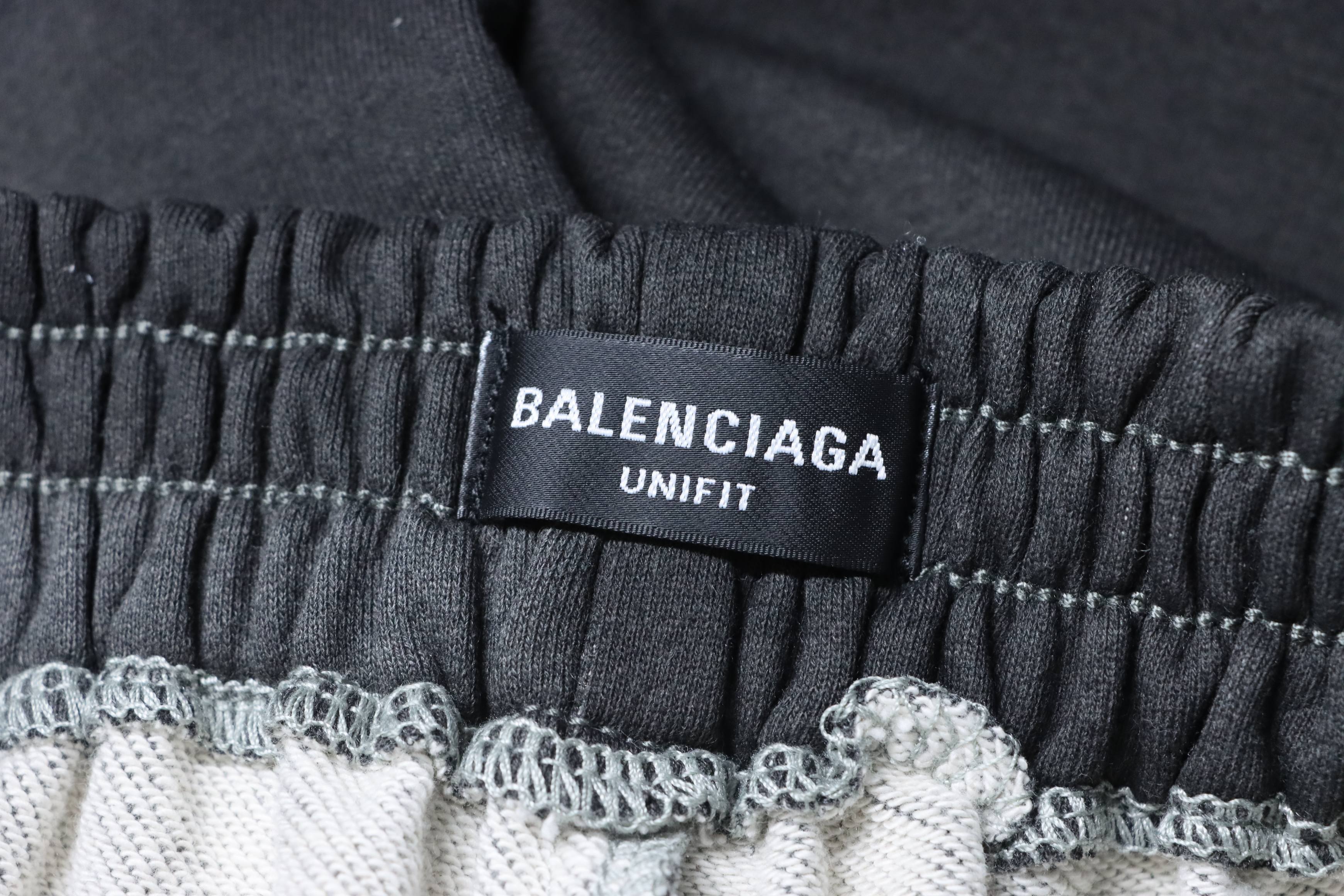 Balenciaga 24SS Spliced Blue Floral Grey Denim Jeans h310
