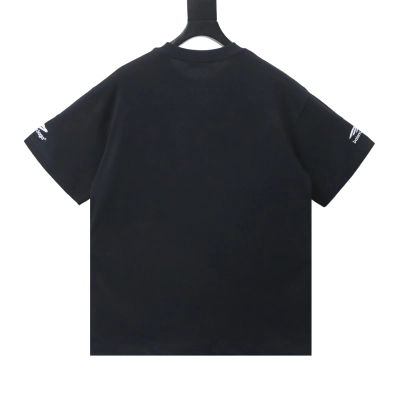 Balenciaga 25SS 3M Ski Series Embroidered T-shirt Black 02