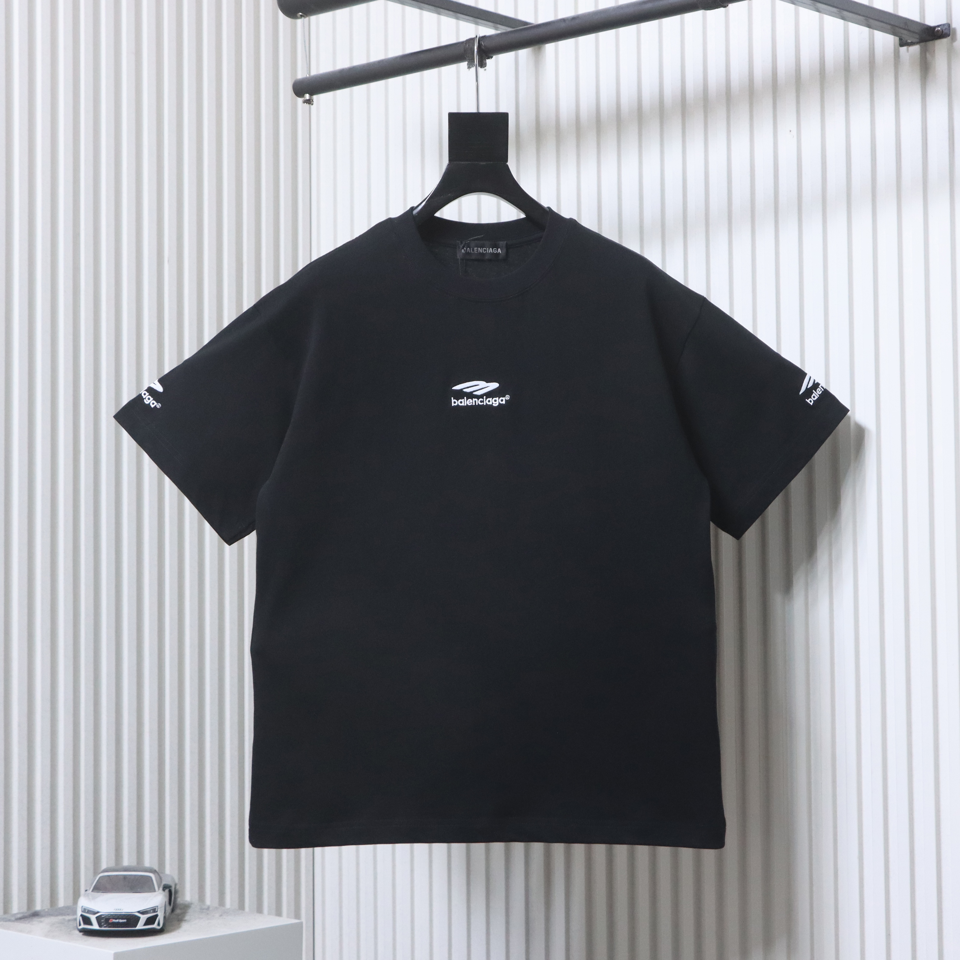 Balenciaga 25SS 3M Ski Series Embroidered T-shirt Black
