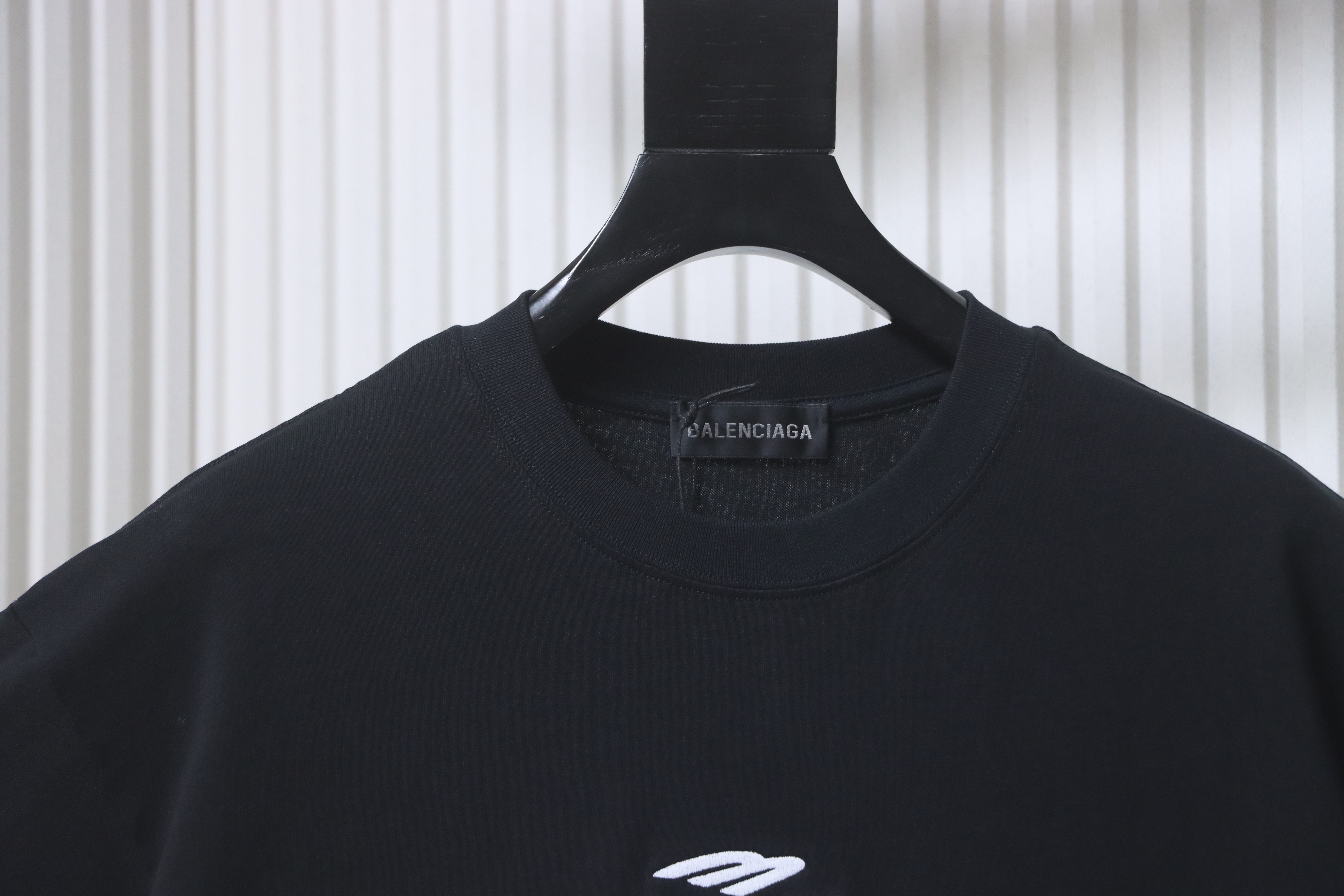 Balenciaga 25SS 3M Ski Series Embroidered T-shirt Black