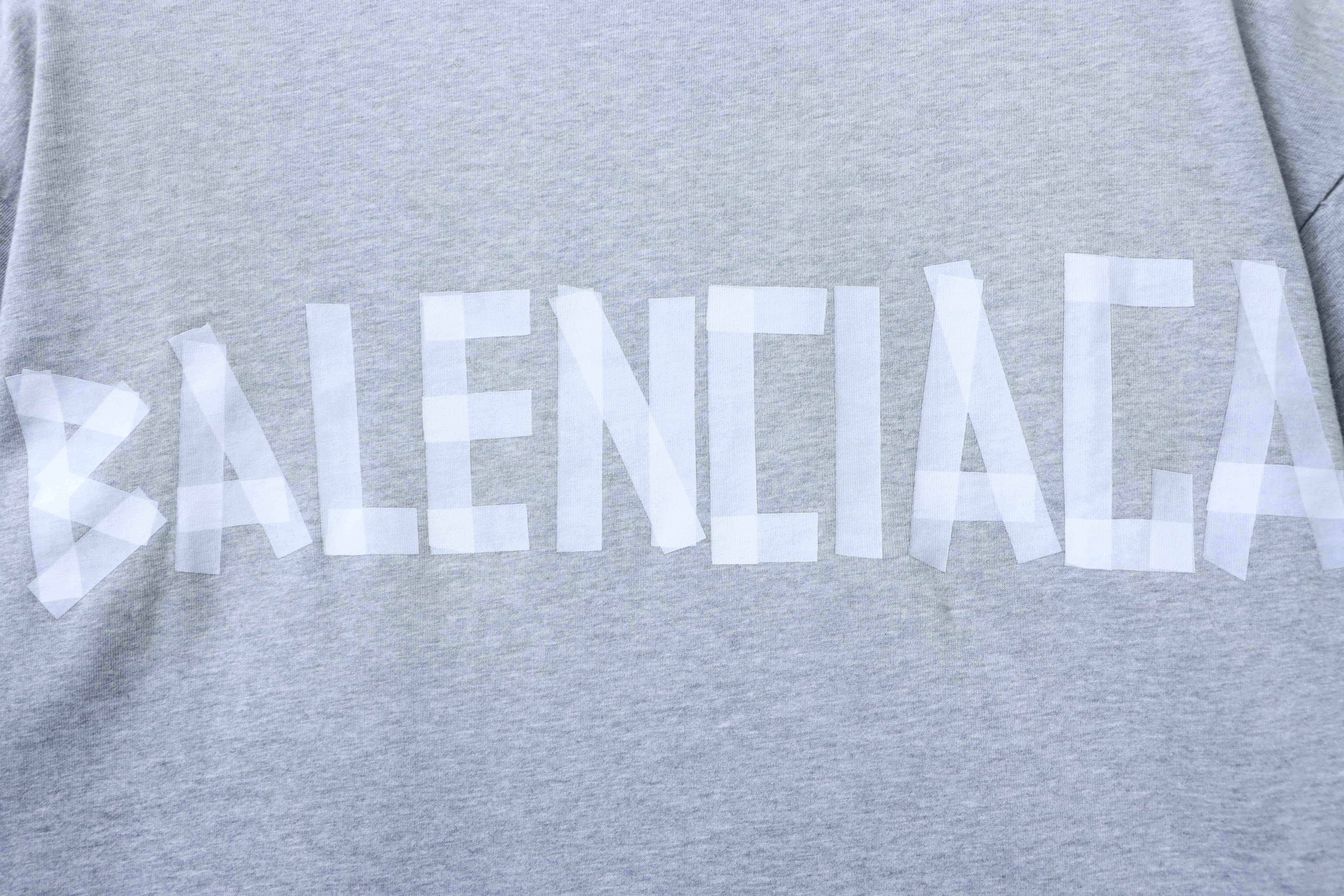 Balenciaga 25SS Grey Masking Tape T-shirt h190