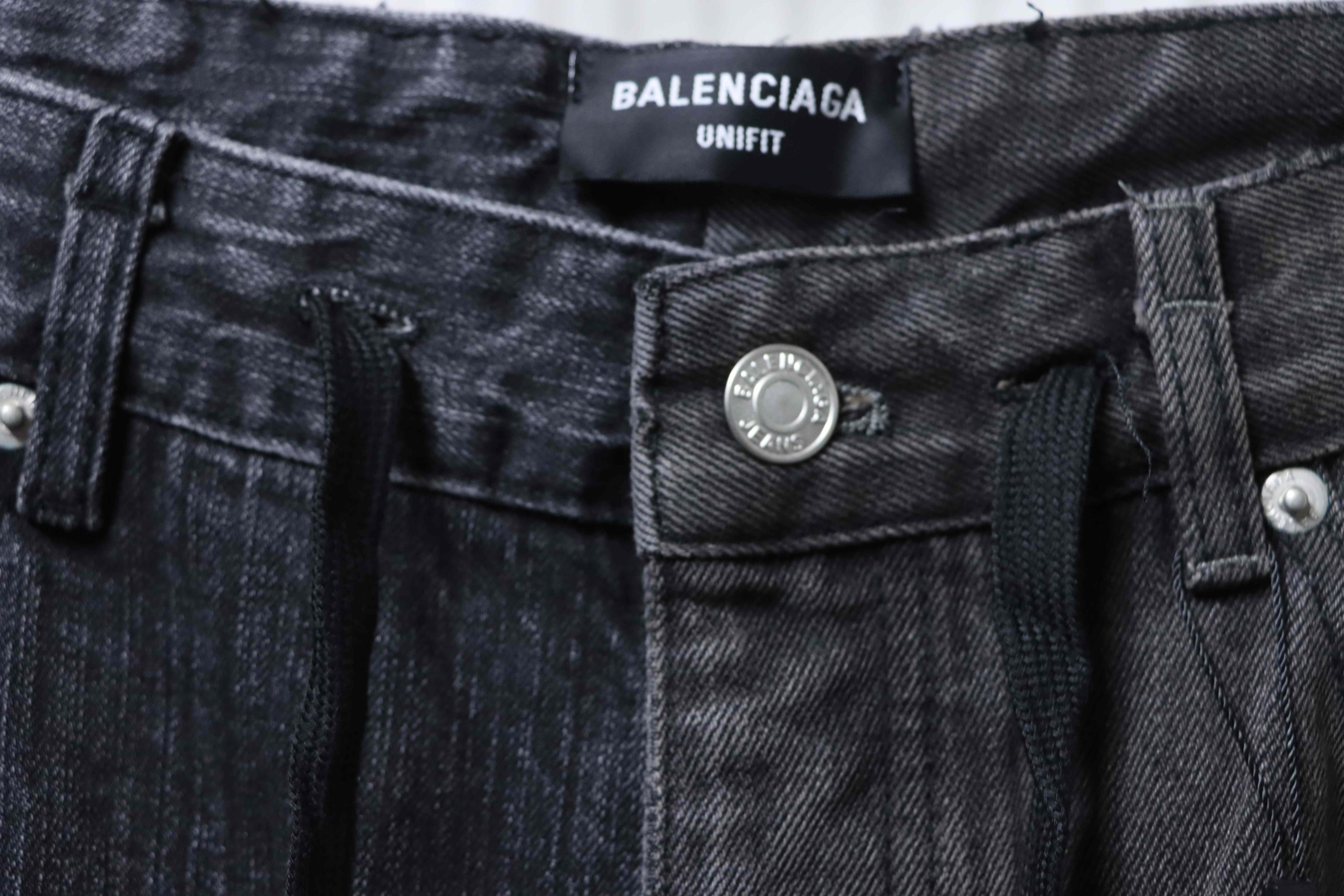 Balenciaga 25SS New Spliced Denim Jeans h310