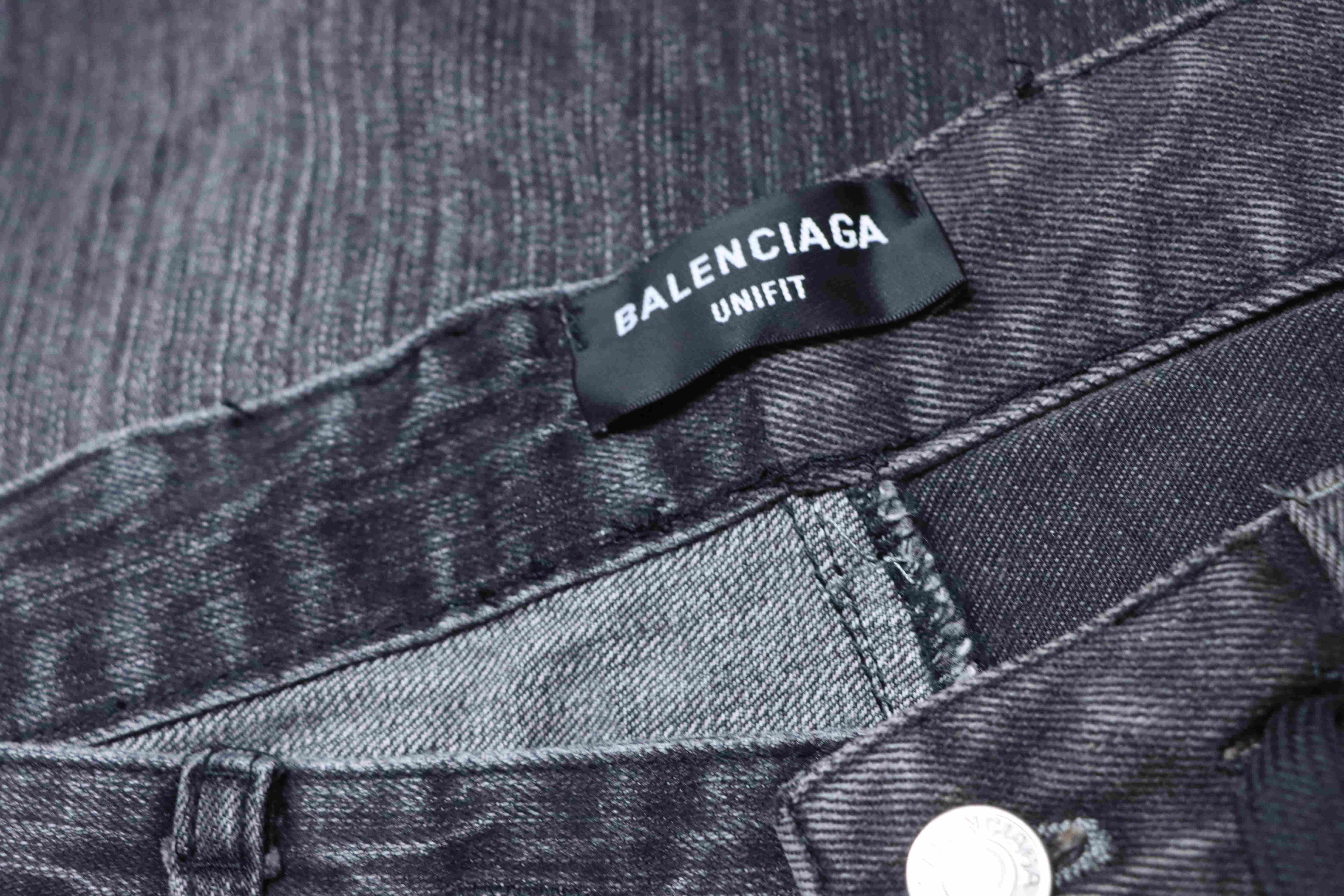 Balenciaga 25SS New Spliced Denim Jeans h310