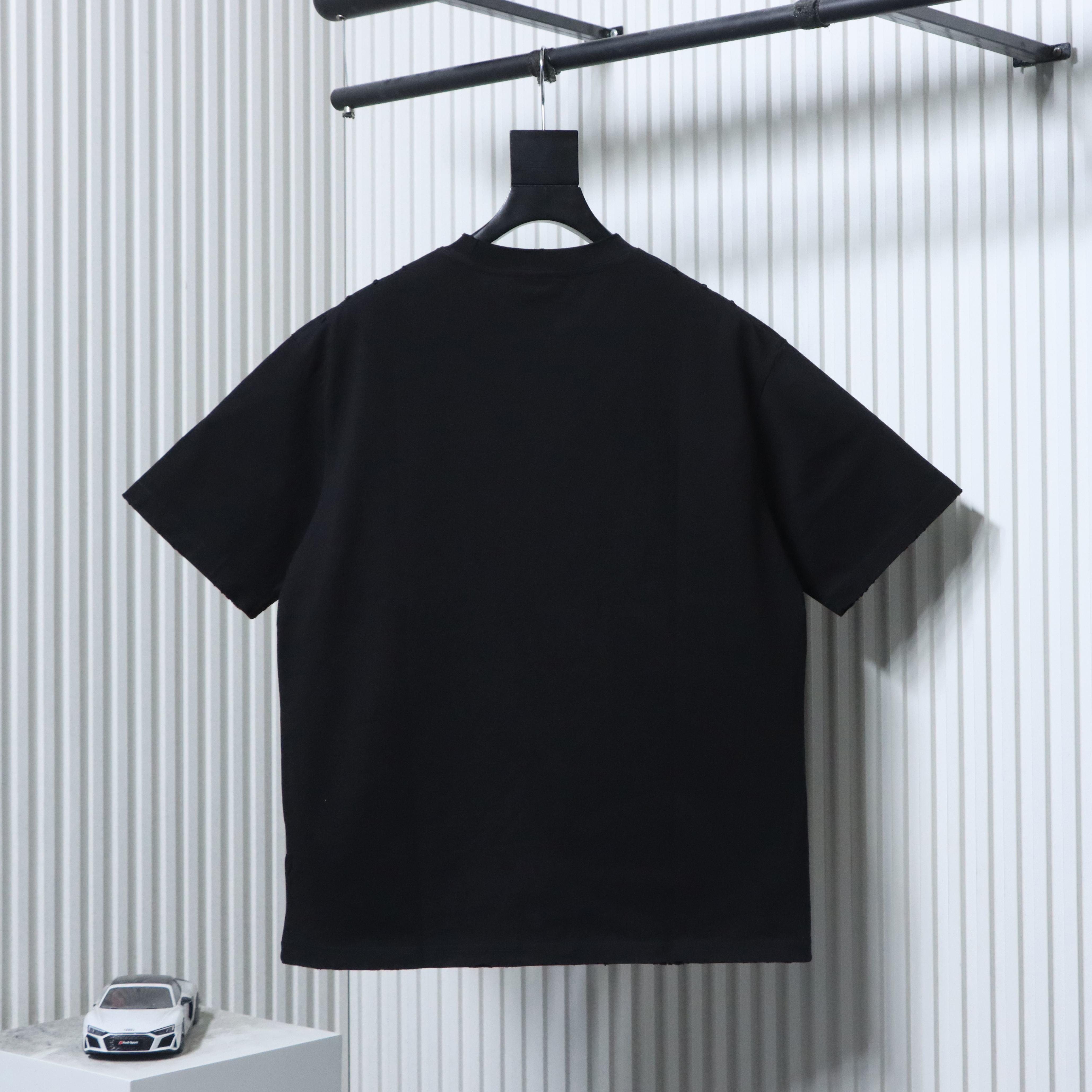 Balenciaga 25SS Pigelle Night Scene Limited Washed Distressed T-shirt h140