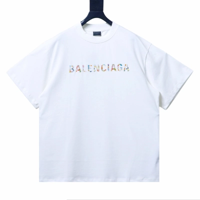 Balenciaga 25SS Sunflower Pressed Tape T-shirt h160 02
