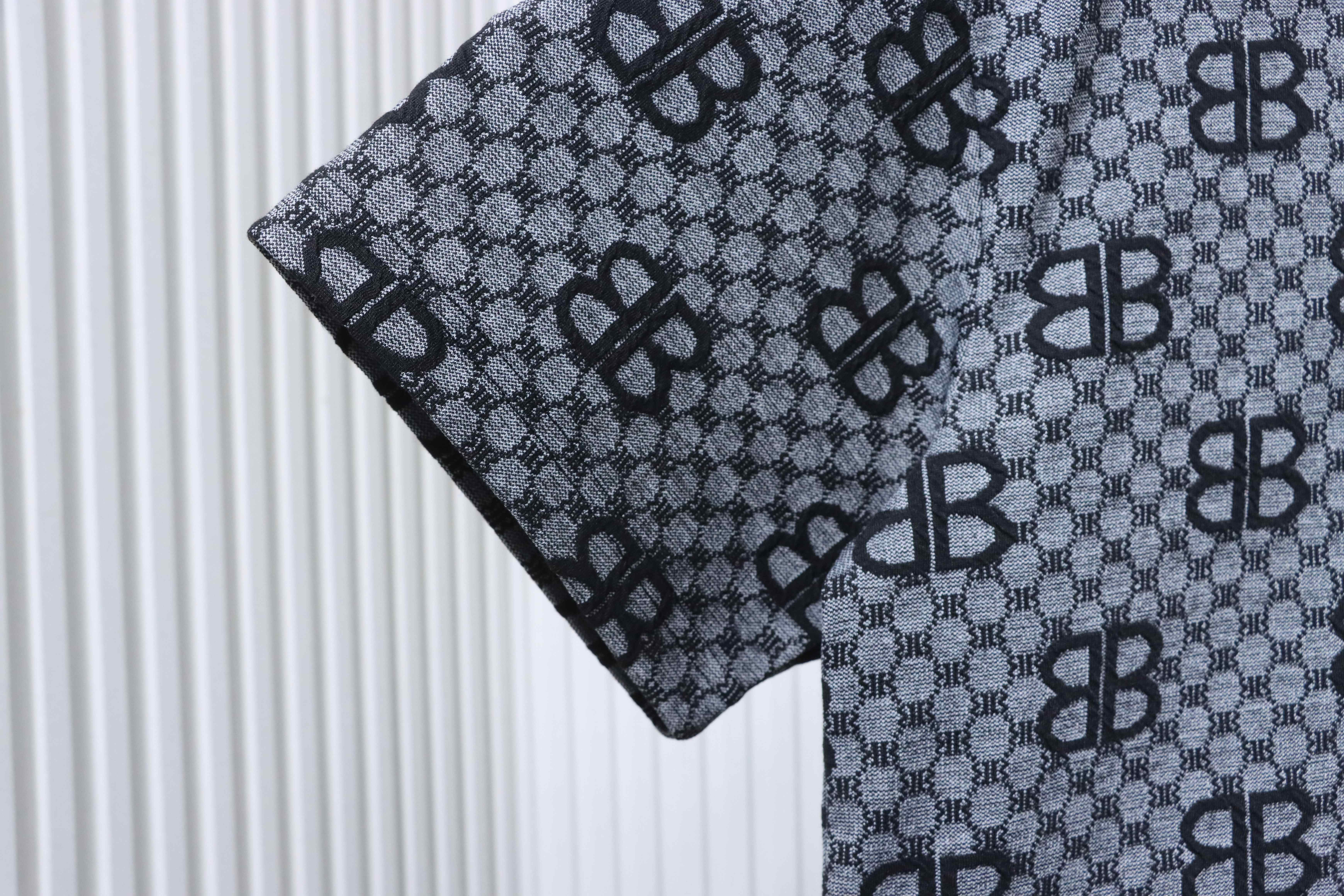 Balenciaga 26SS Allover BB Monogram Jacquard T-shirt 3