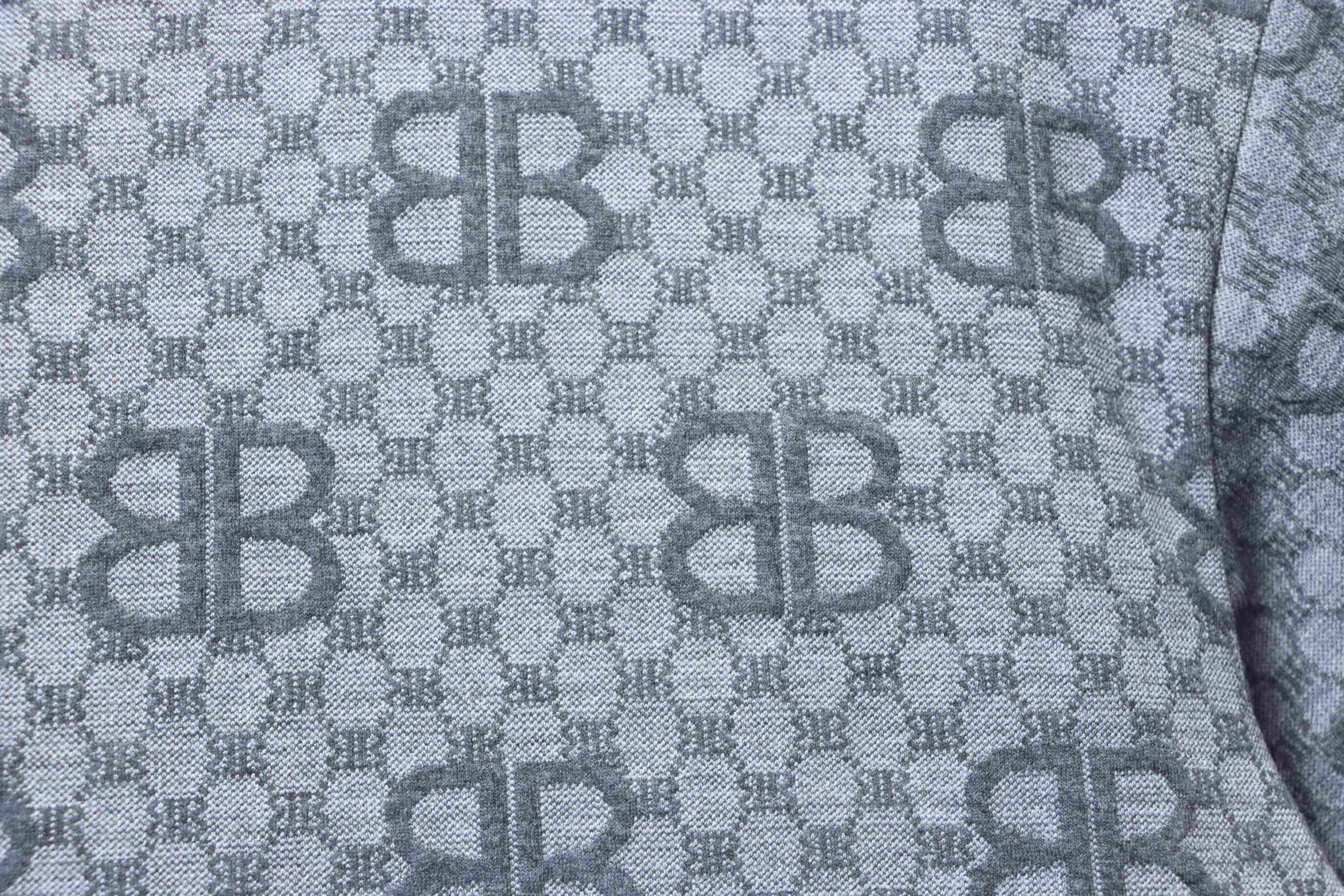 Balenciaga 26SS Allover BB Monogram Jacquard T-shirt 