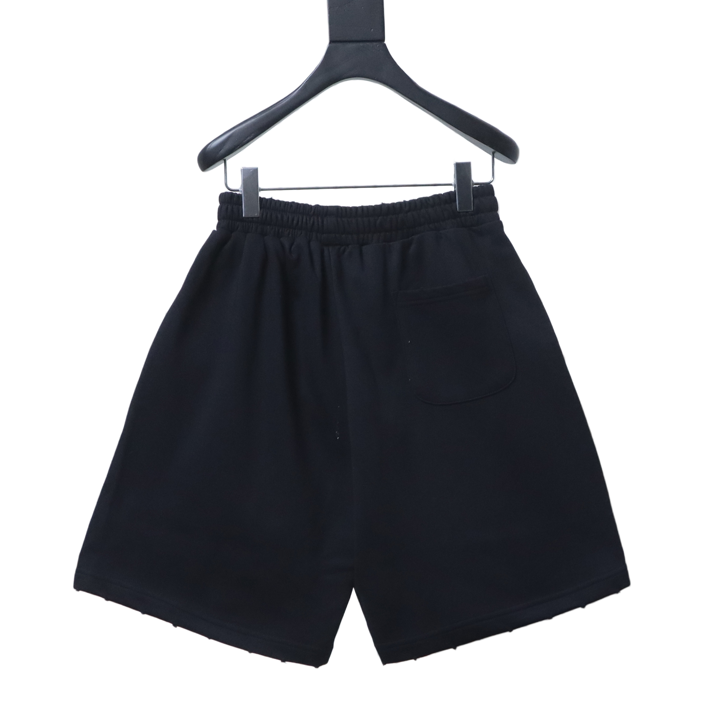 Balenciaga 26SS Classic Engraved Logo Metal Buckle Shorts h210