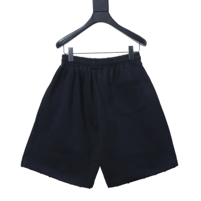 Balenciaga 26SS Classic Engraved Logo Metal Buckle Shorts h210 02