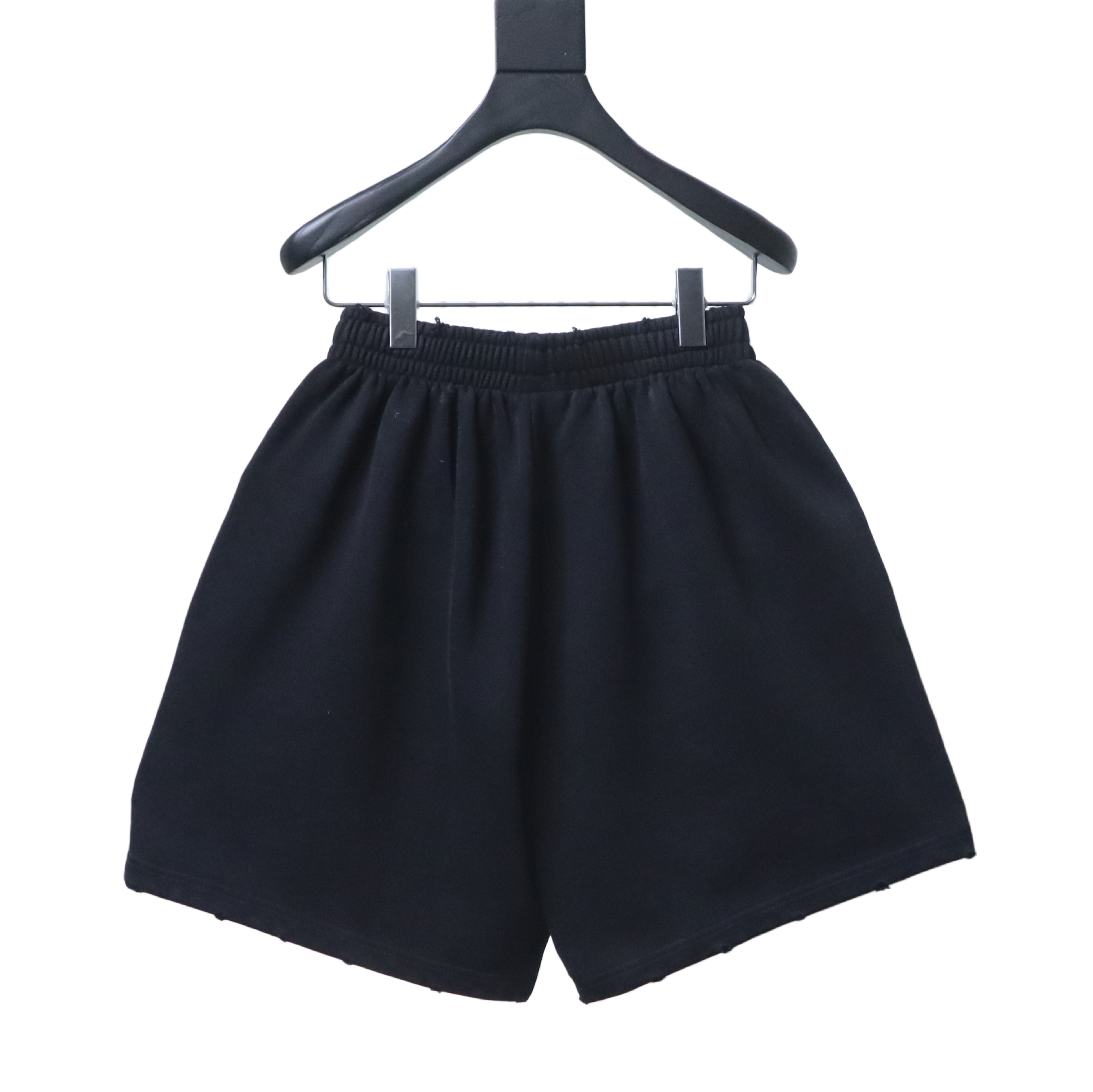 Balenciaga 26SS Masking Tape Letter Printed Elastic Waist Casual Shorts h190