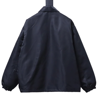 Balenciaga 26SS NBA Collaborative Knicks Waterproof Zip-Up Coach Jacket h270 02