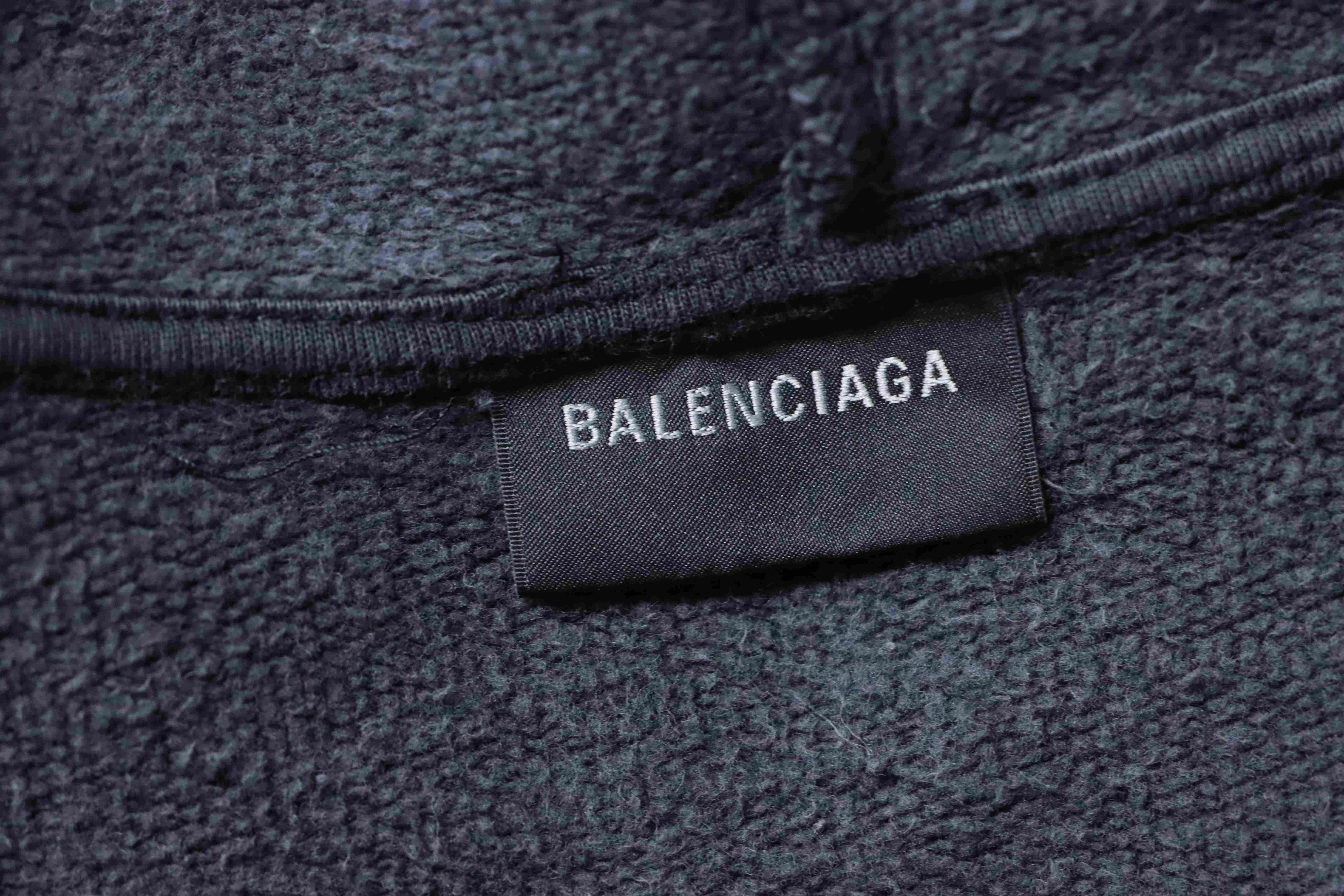 Balenciaga 26SS Washed Haze Printed  Sweatshirt h270