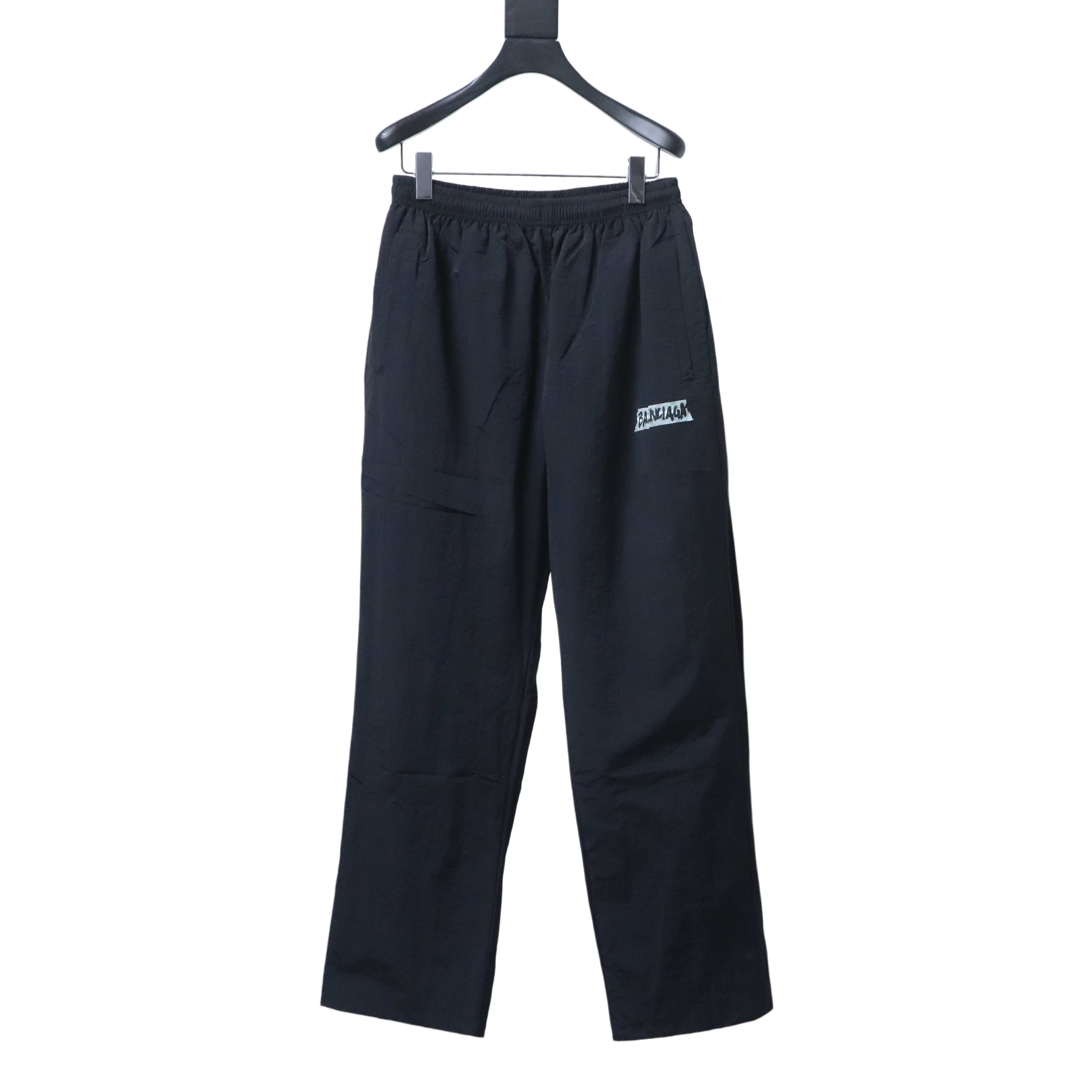 Balenciaga 26SS White Tape Printed Tracksuit Pants h230