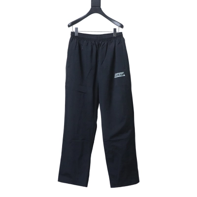 Balenciaga 26SS White Tape Printed Tracksuit Pants h230 01